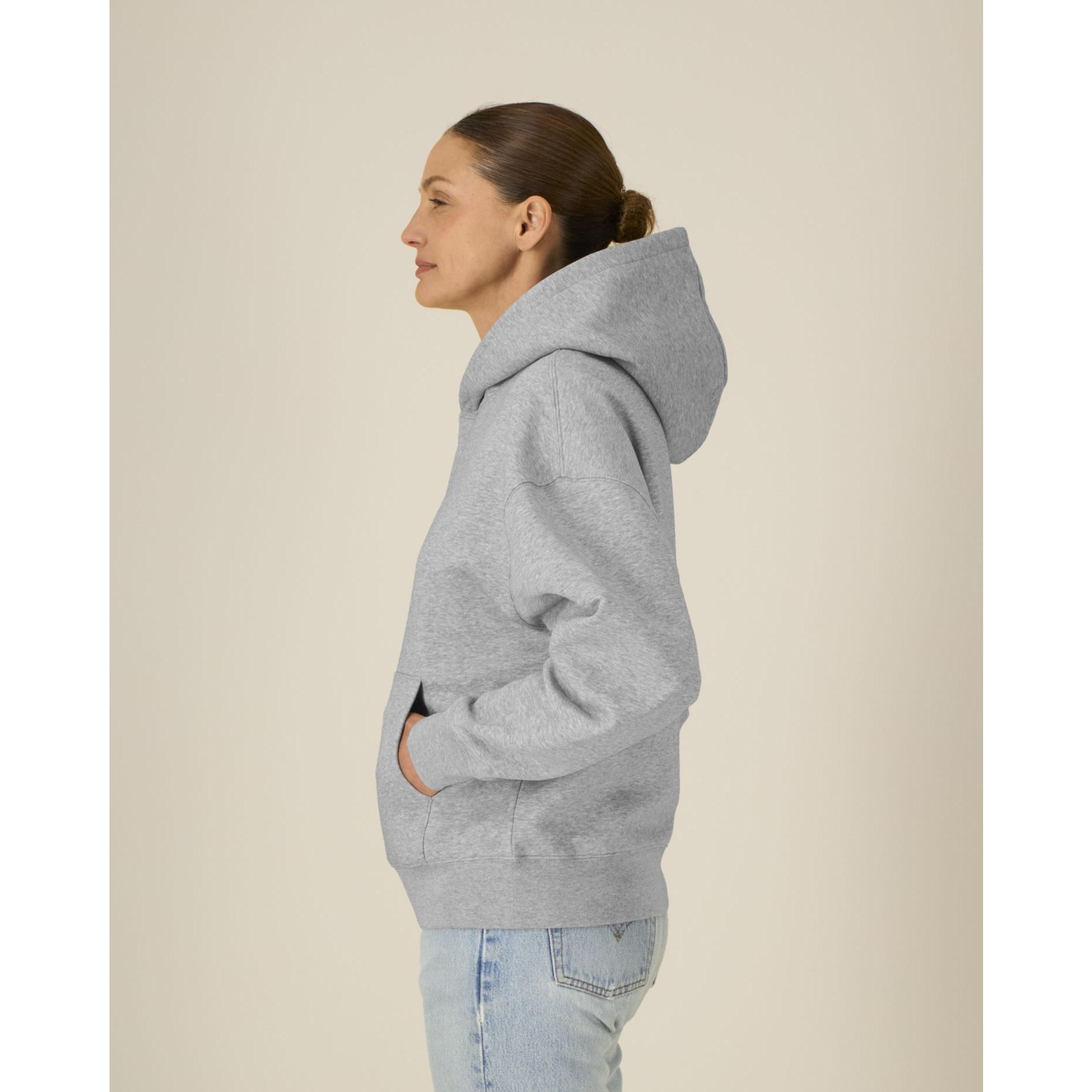 Hanorac cu glugă unisex Chaser Heather Grey M