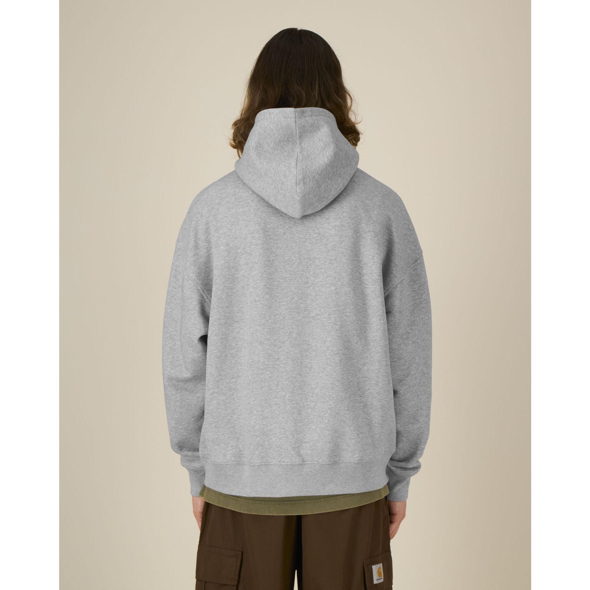 Hanorac cu glugă unisex Chaser Heather Grey M