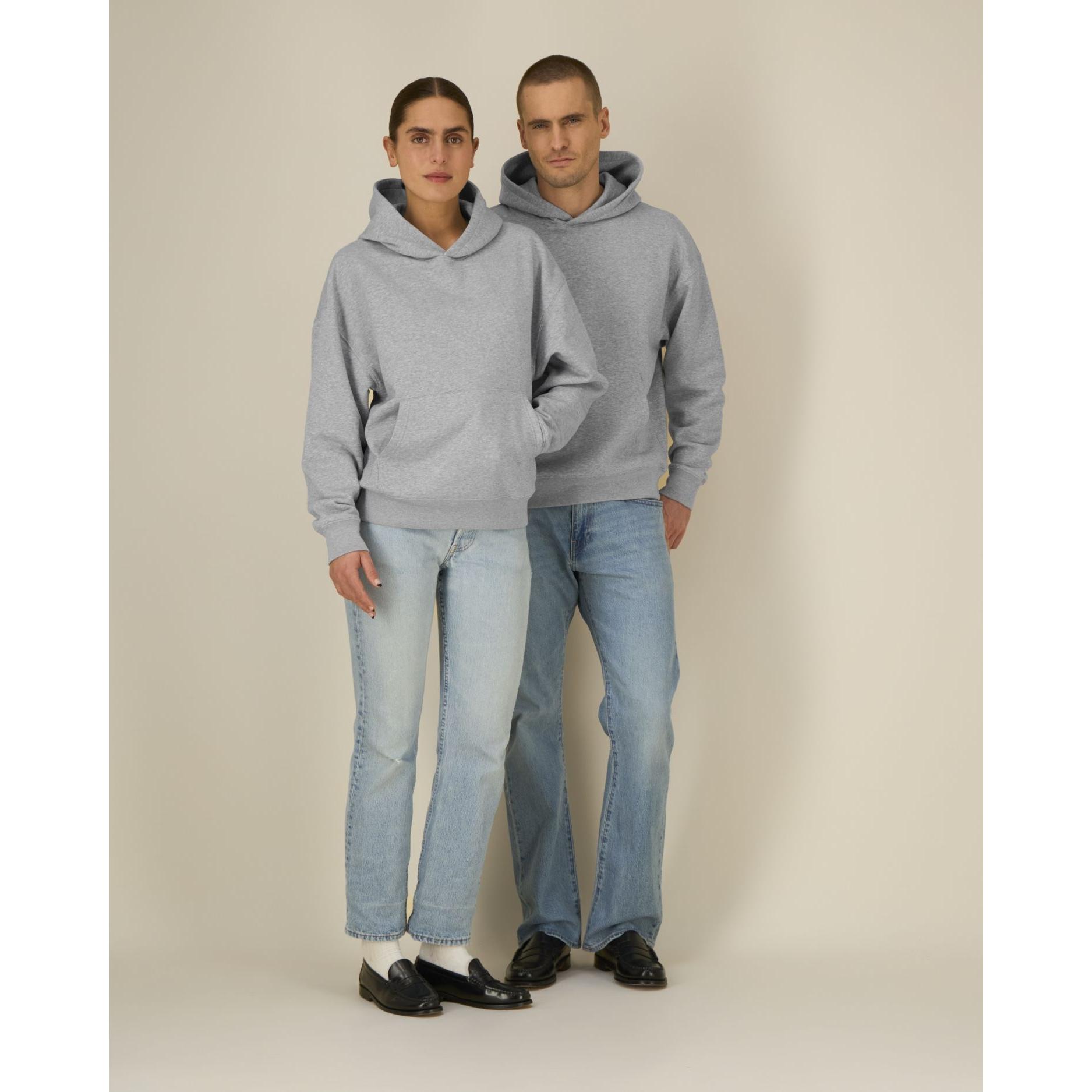 Hanorac cu glugă unisex Chaser Heather Grey M