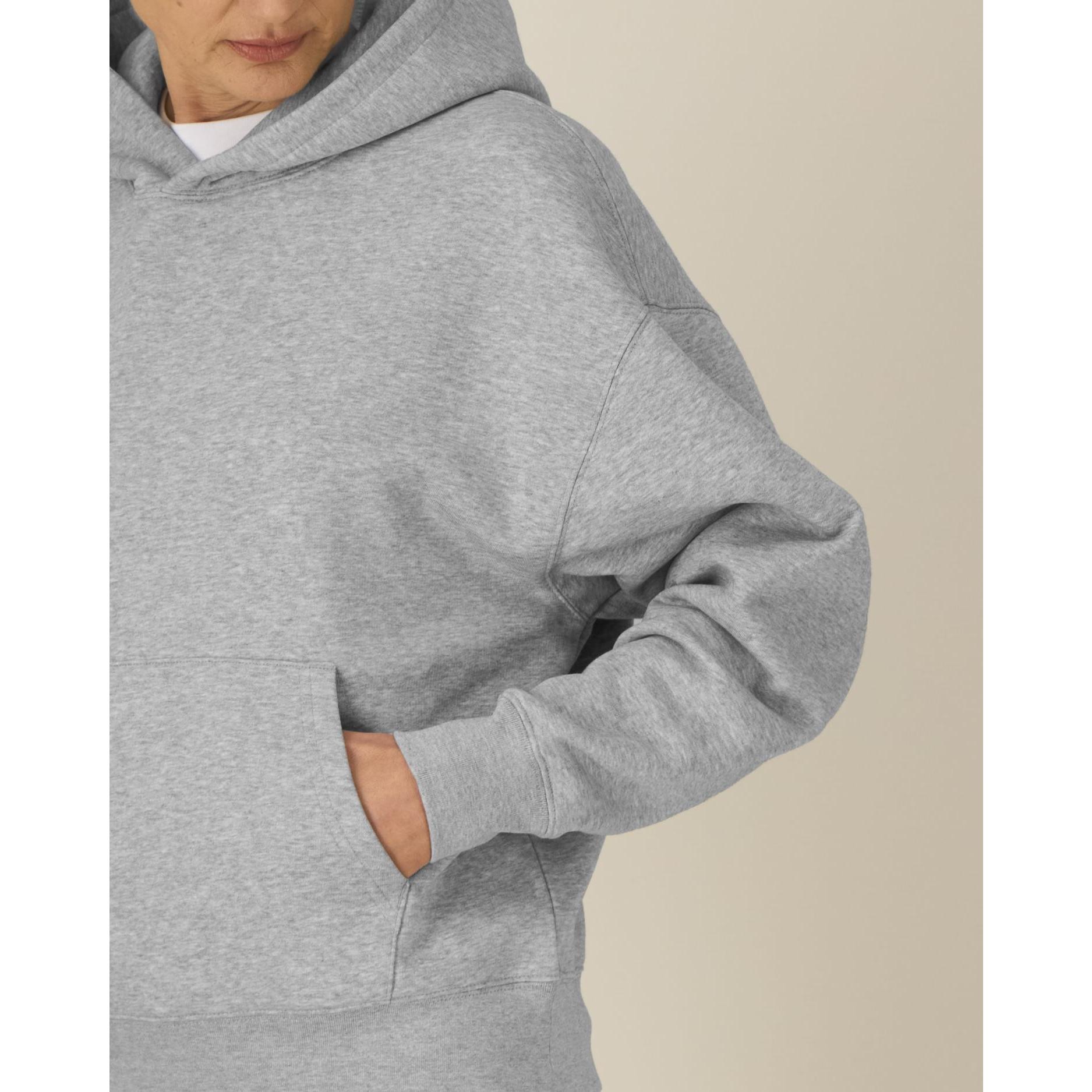 Hanorac cu glugă unisex Chaser Heather Grey M