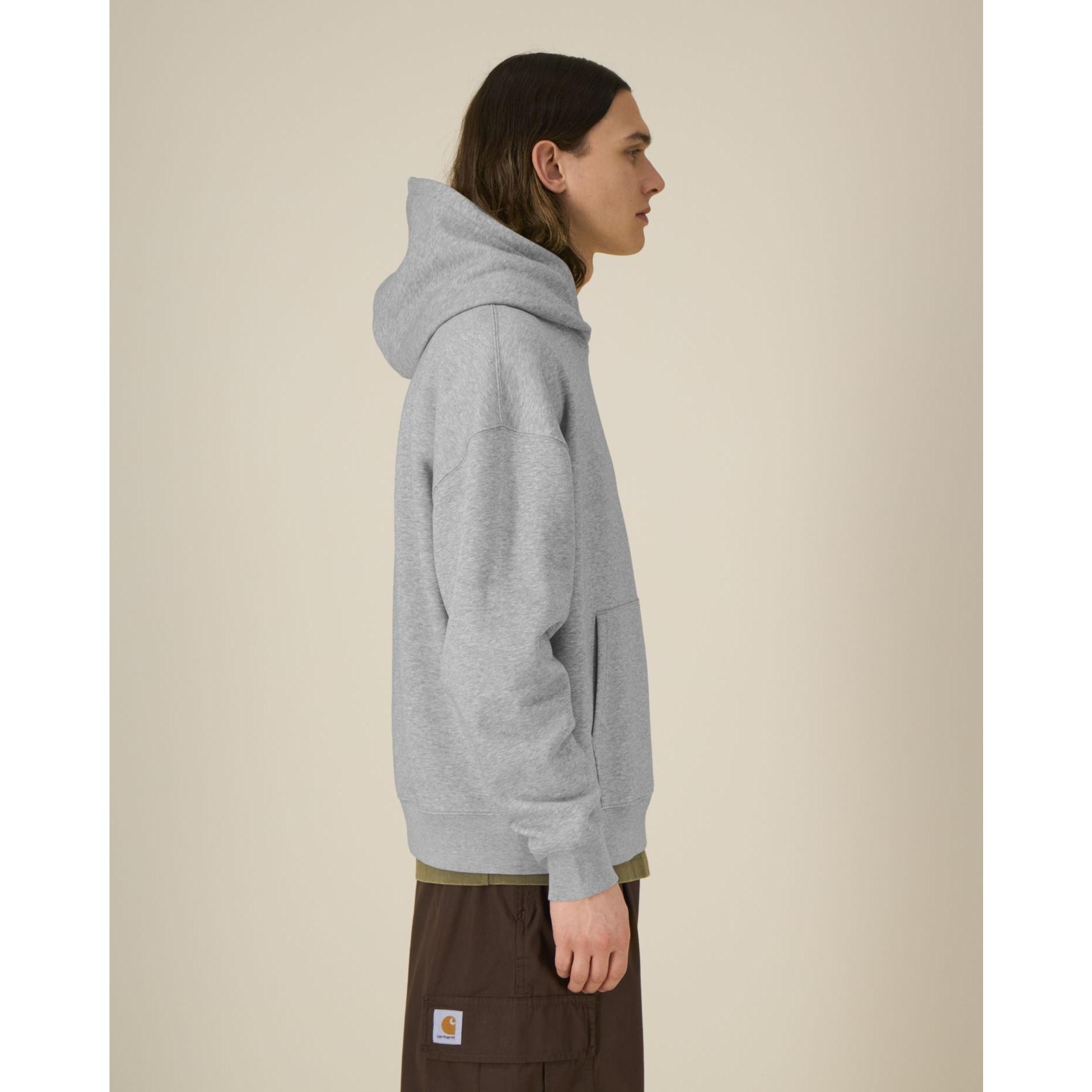 Hanorac cu glugă unisex Chaser Heather Grey M