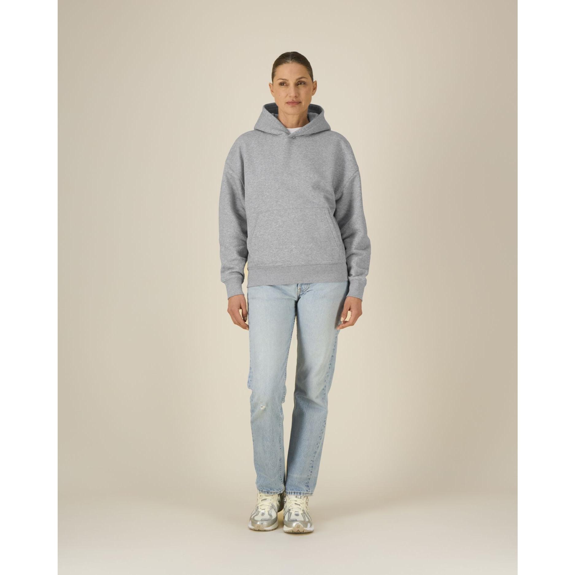 Hanorac cu glugă unisex Chaser Heather Grey M