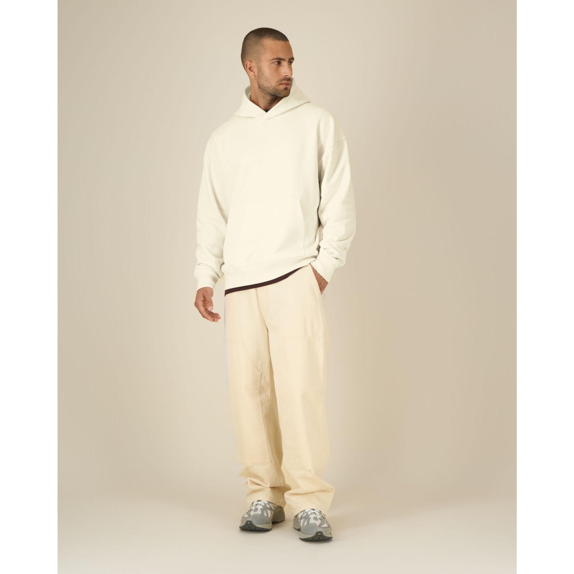 Hanorac cu glugă unisex Chaser Cream M