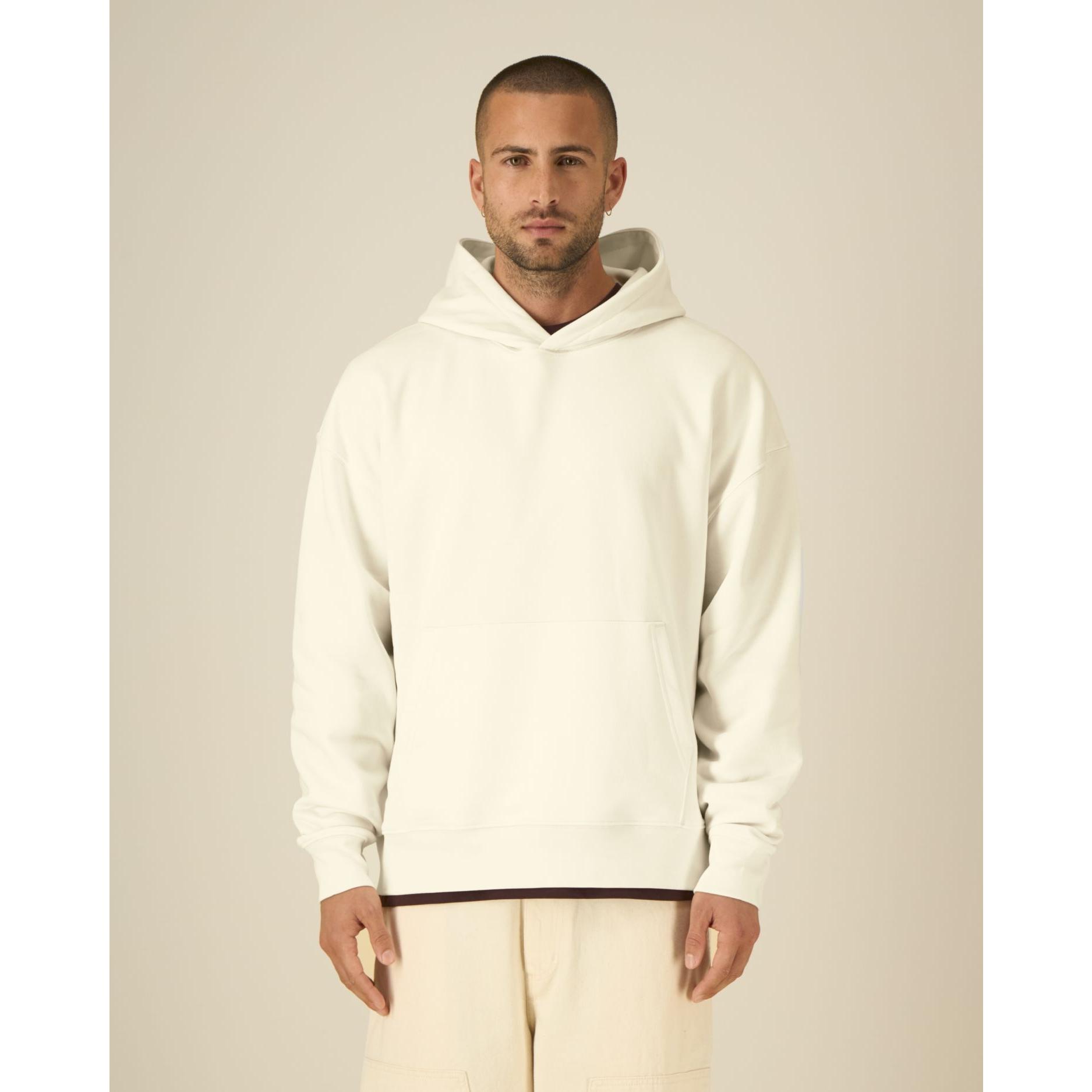 Hanorac cu glugă unisex Chaser Cream M