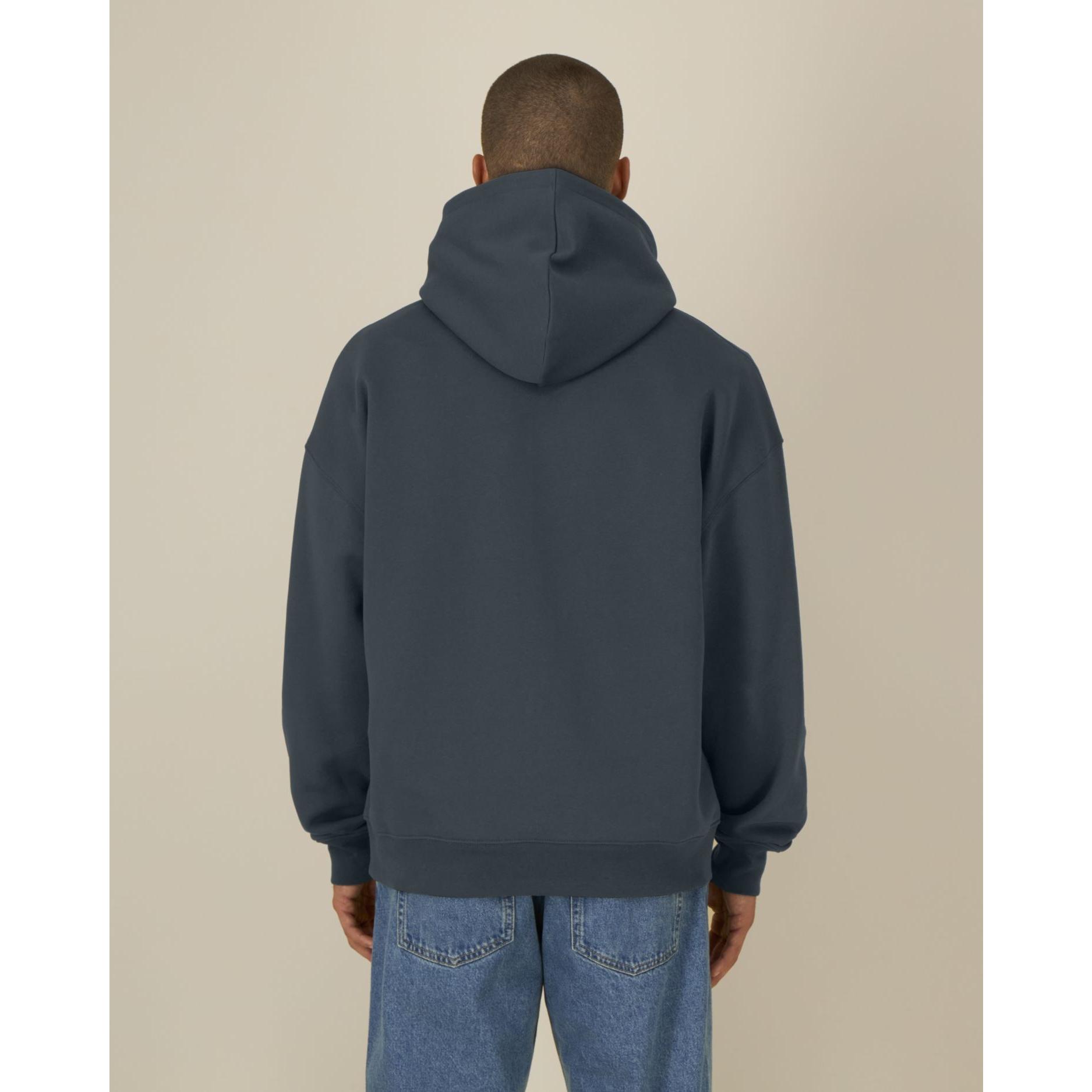Hanorac cu glugă unisex Chaser India Ink Grey M