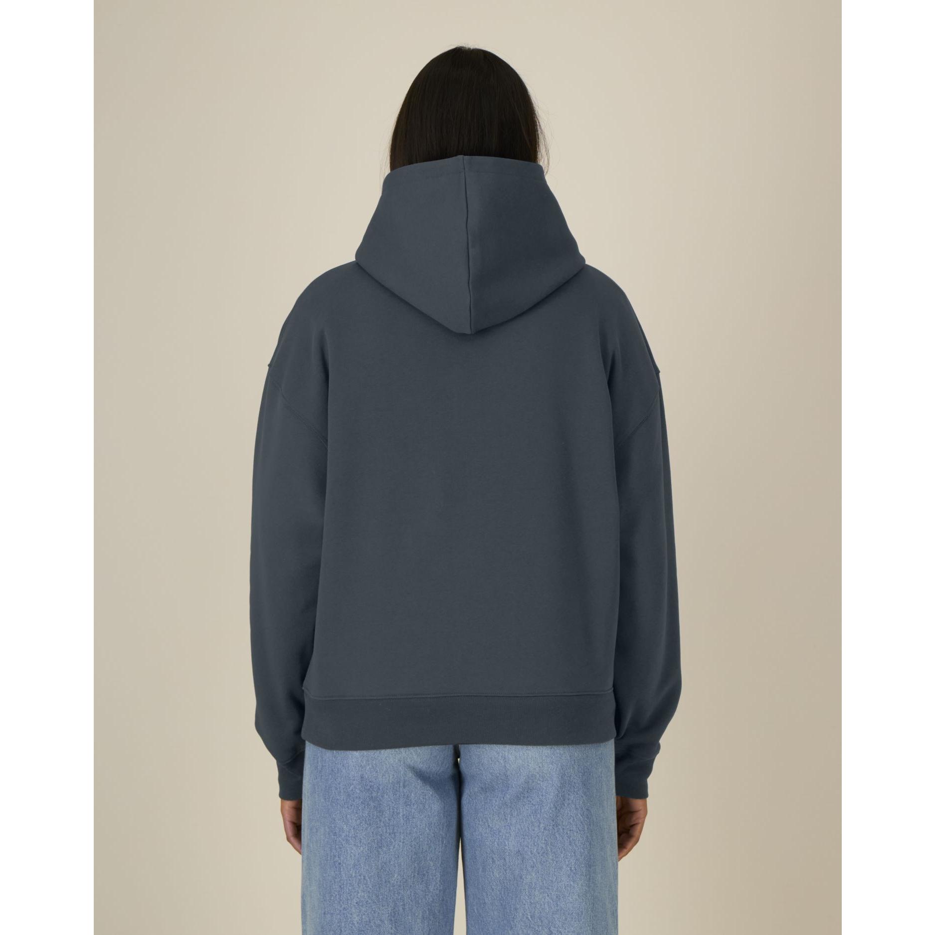 Hanorac cu glugă unisex Chaser India Ink Grey M