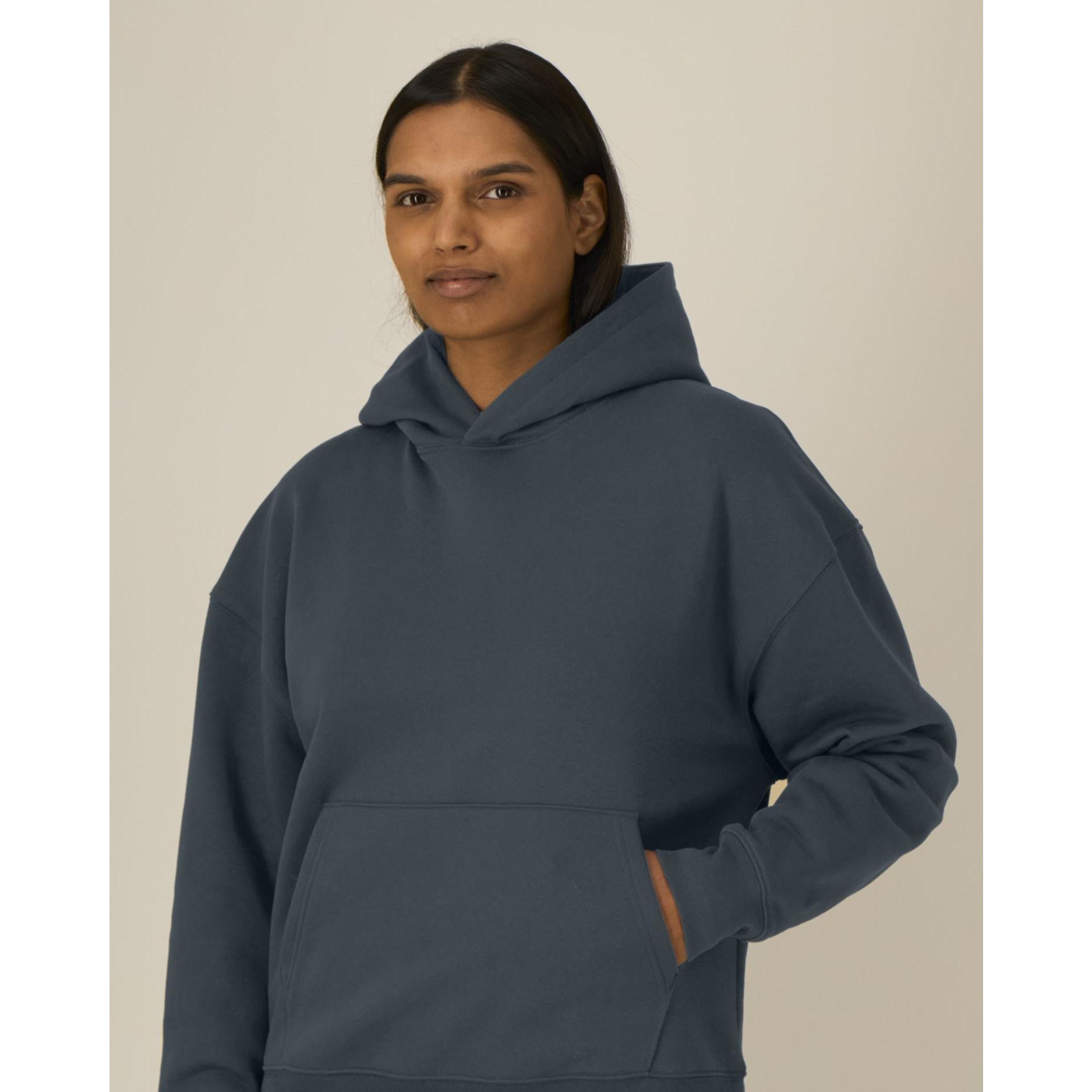 Hanorac cu glugă unisex Chaser India Ink Grey M