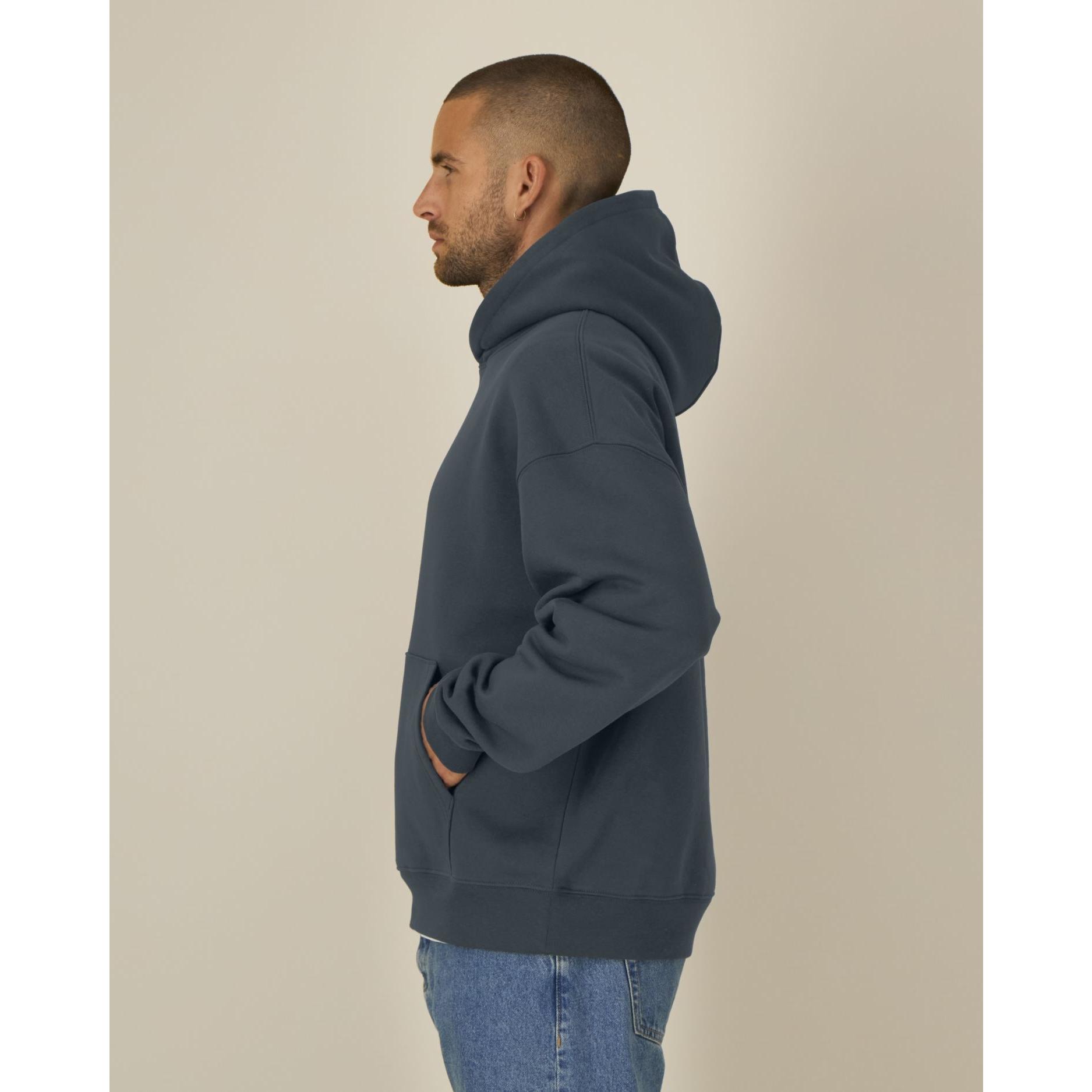 Hanorac cu glugă unisex Chaser India Ink Grey M