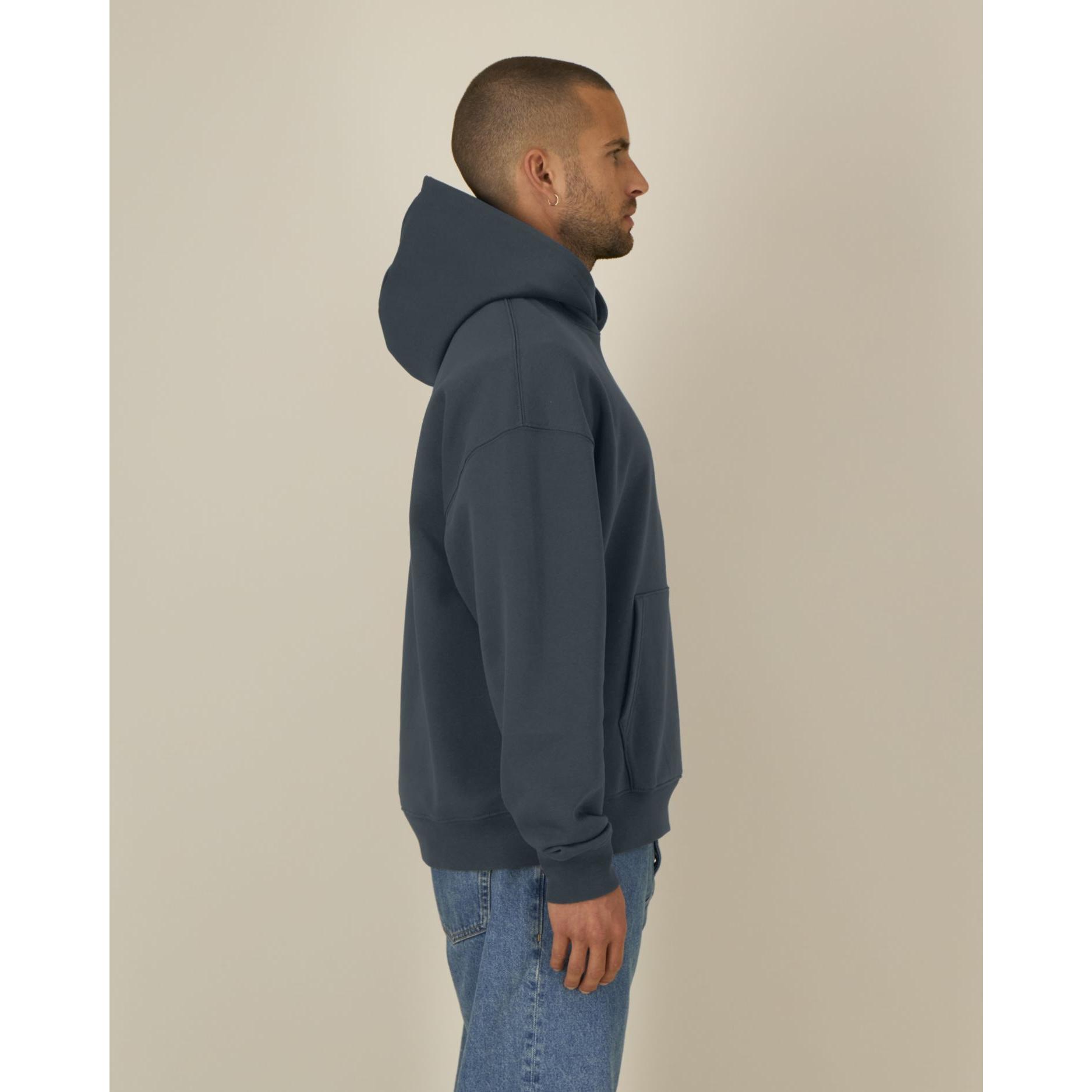Hanorac cu glugă unisex Chaser India Ink Grey M