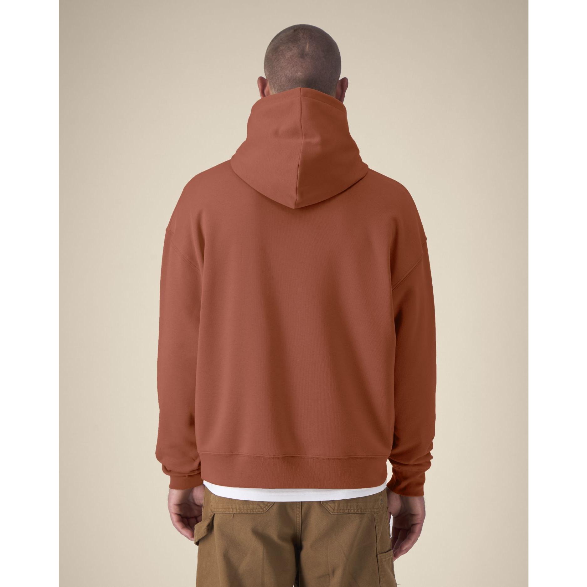 Hanorac cu glugă unisex Chaser Heritage Brown 3XL
