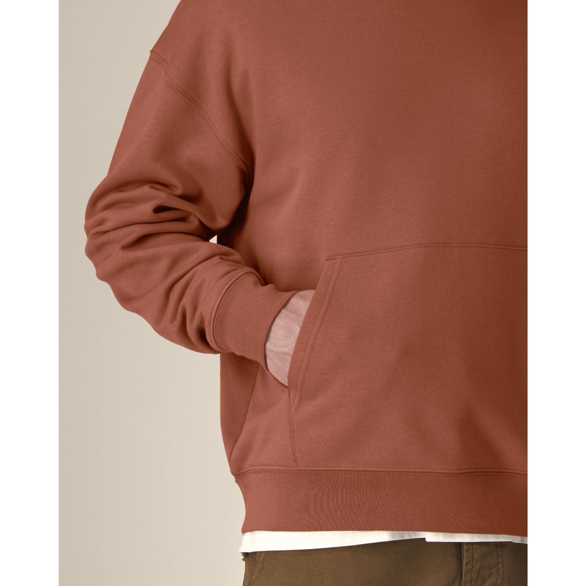 Hanorac cu glugă unisex Chaser Heritage Brown 3XL