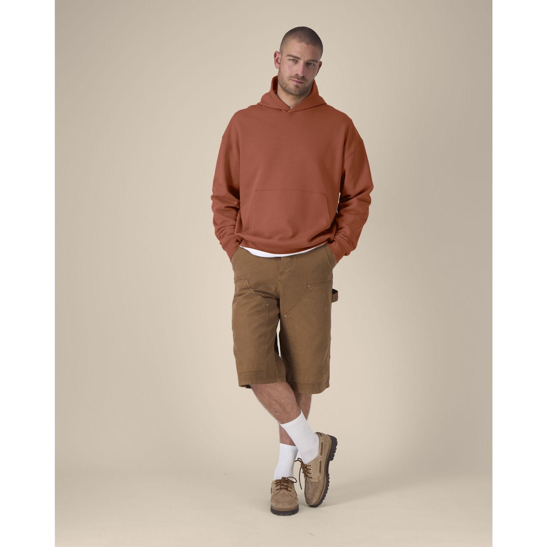 Hanorac cu glugă unisex Chaser Heritage Brown 3XL