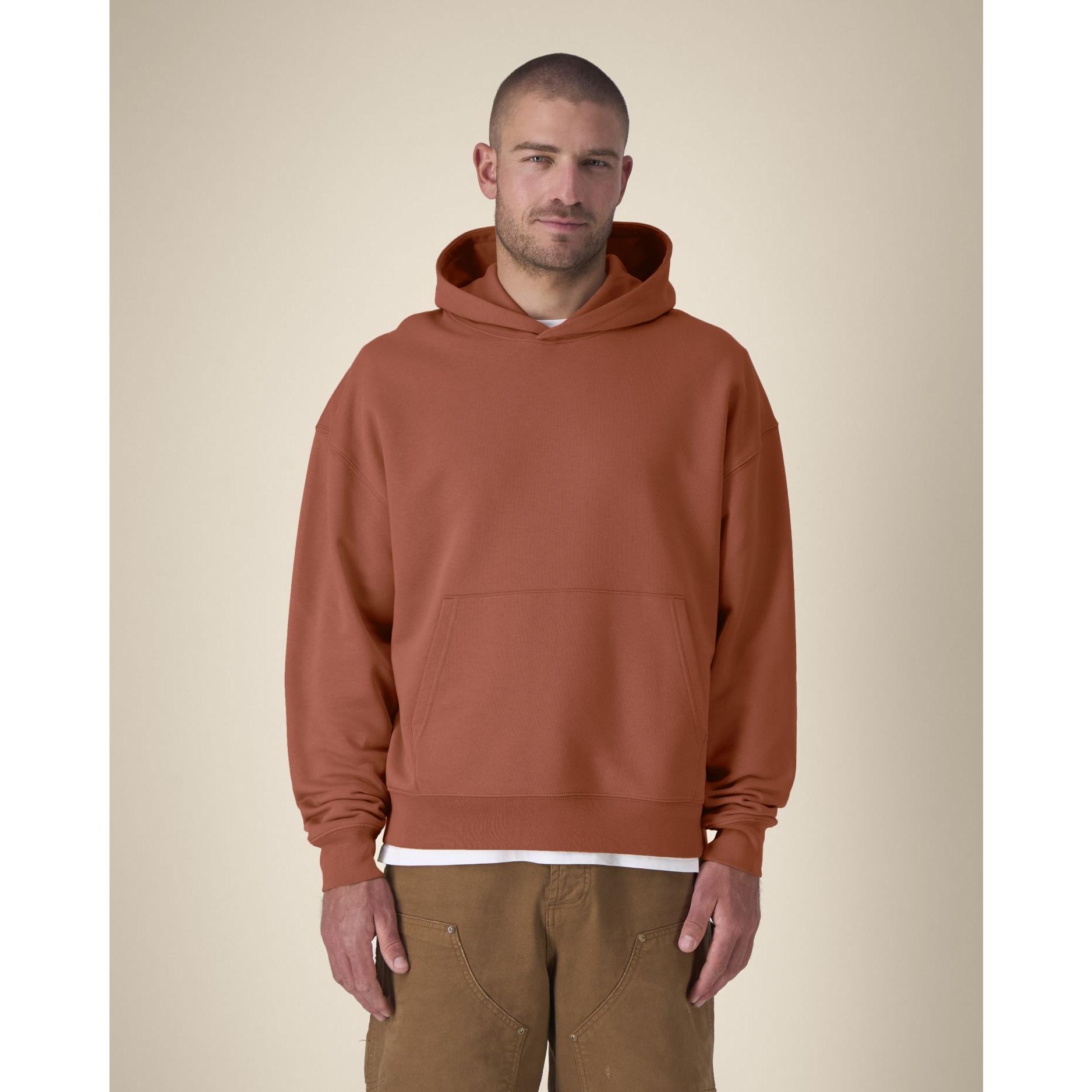 Hanorac cu glugă unisex Chaser Heritage Brown 3XL