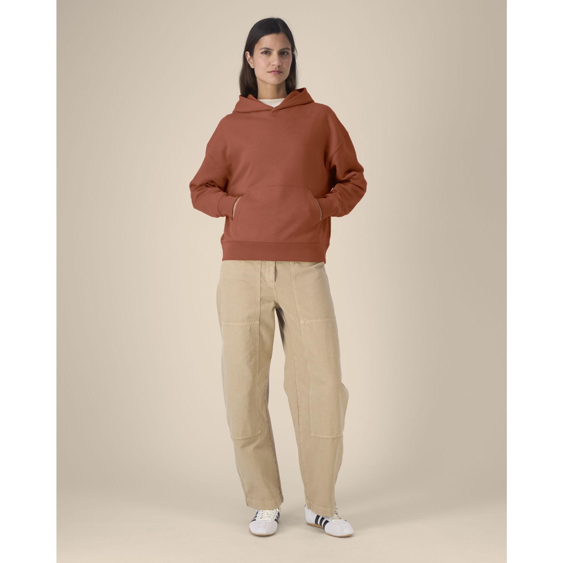 Hanorac cu glugă unisex Chaser Heritage Brown 3XL