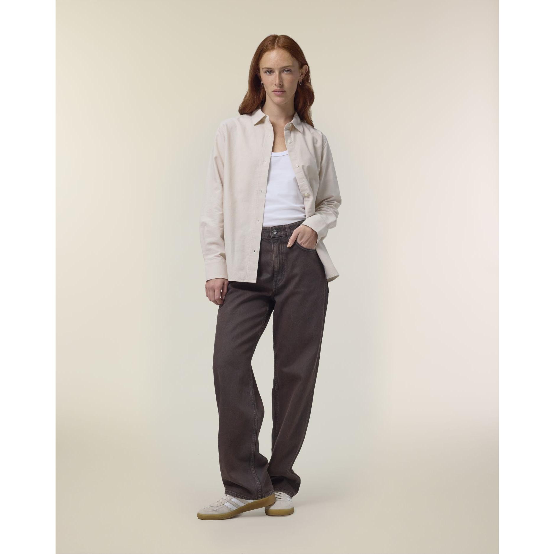 Cămăși pentru femei Stella Oxford Beige Oxford 3XL