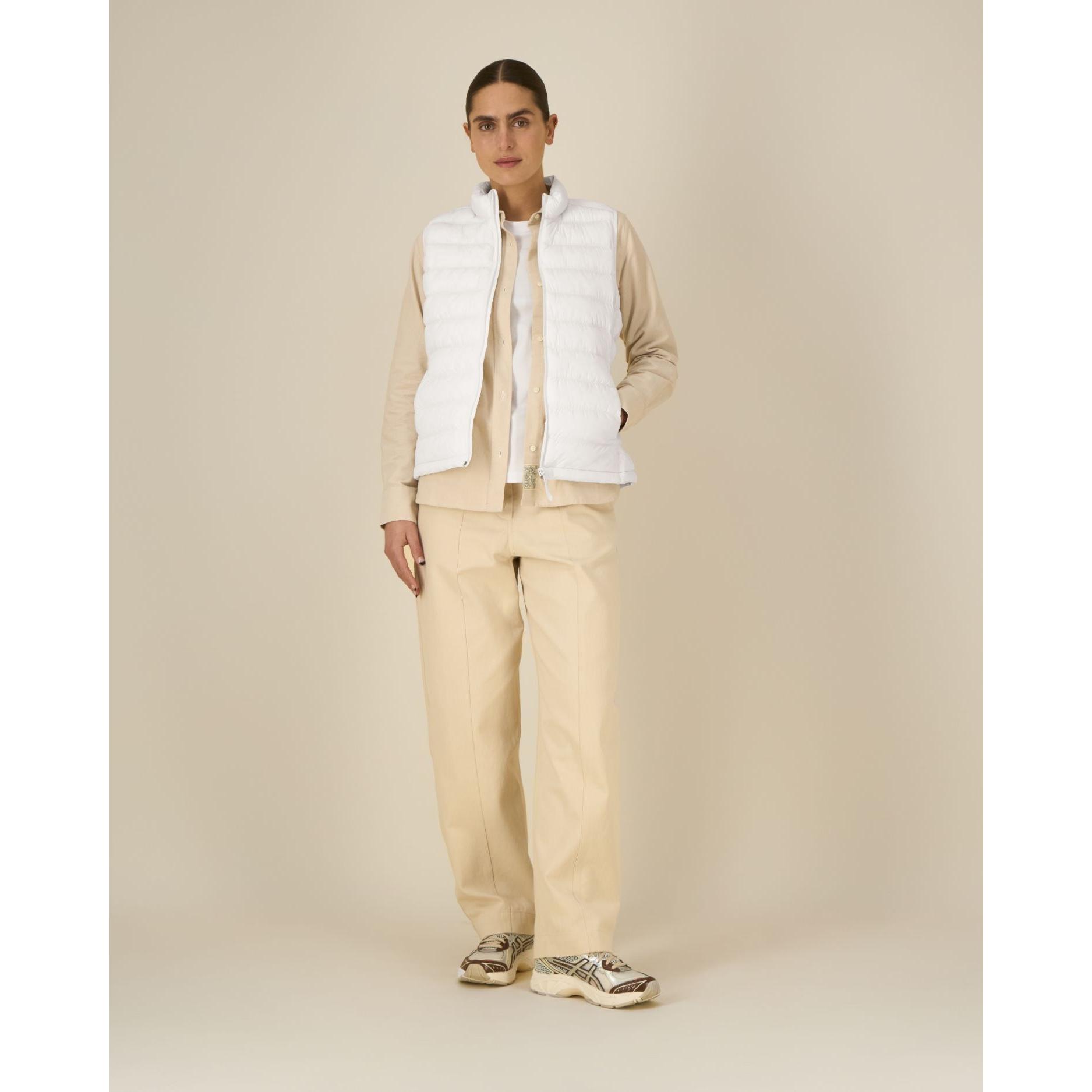 Jachetă ușoară matlasată pentru femei Stella Climber 2.0 Off White XXL