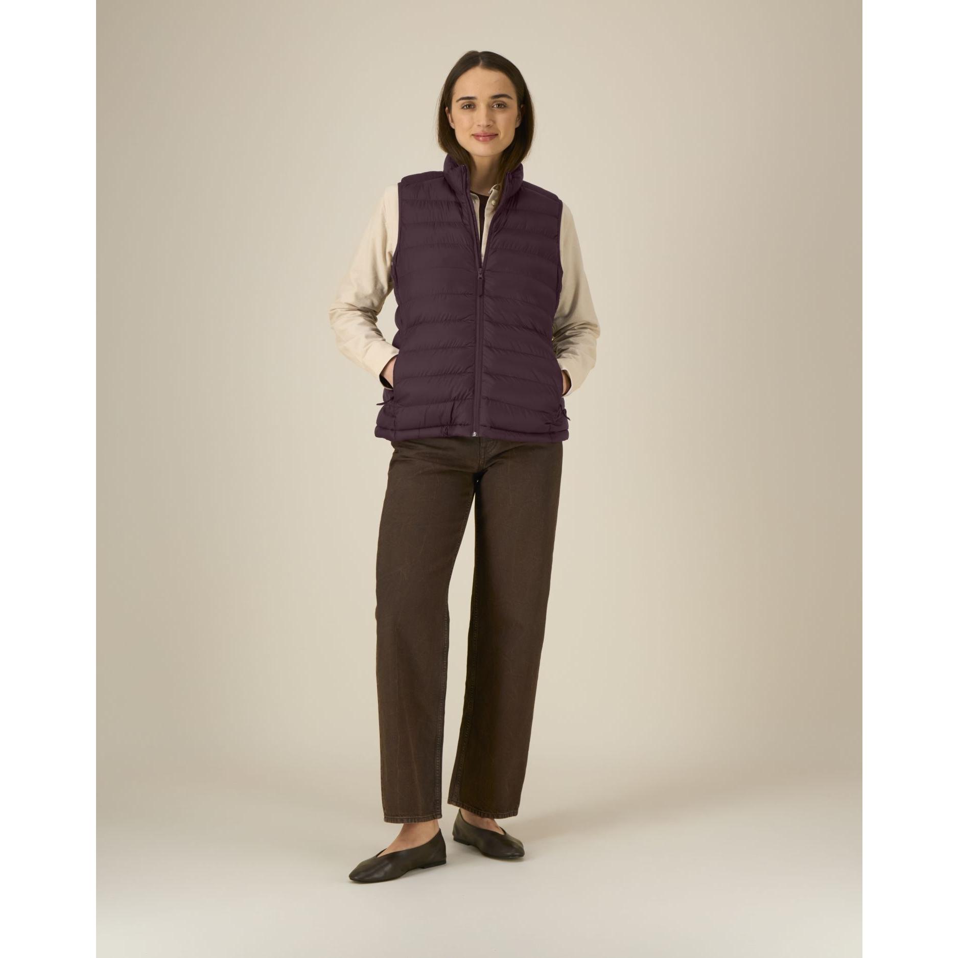 Jachetă ușoară matlasată pentru femei Stella Climber 2.0 Red Brown XL
