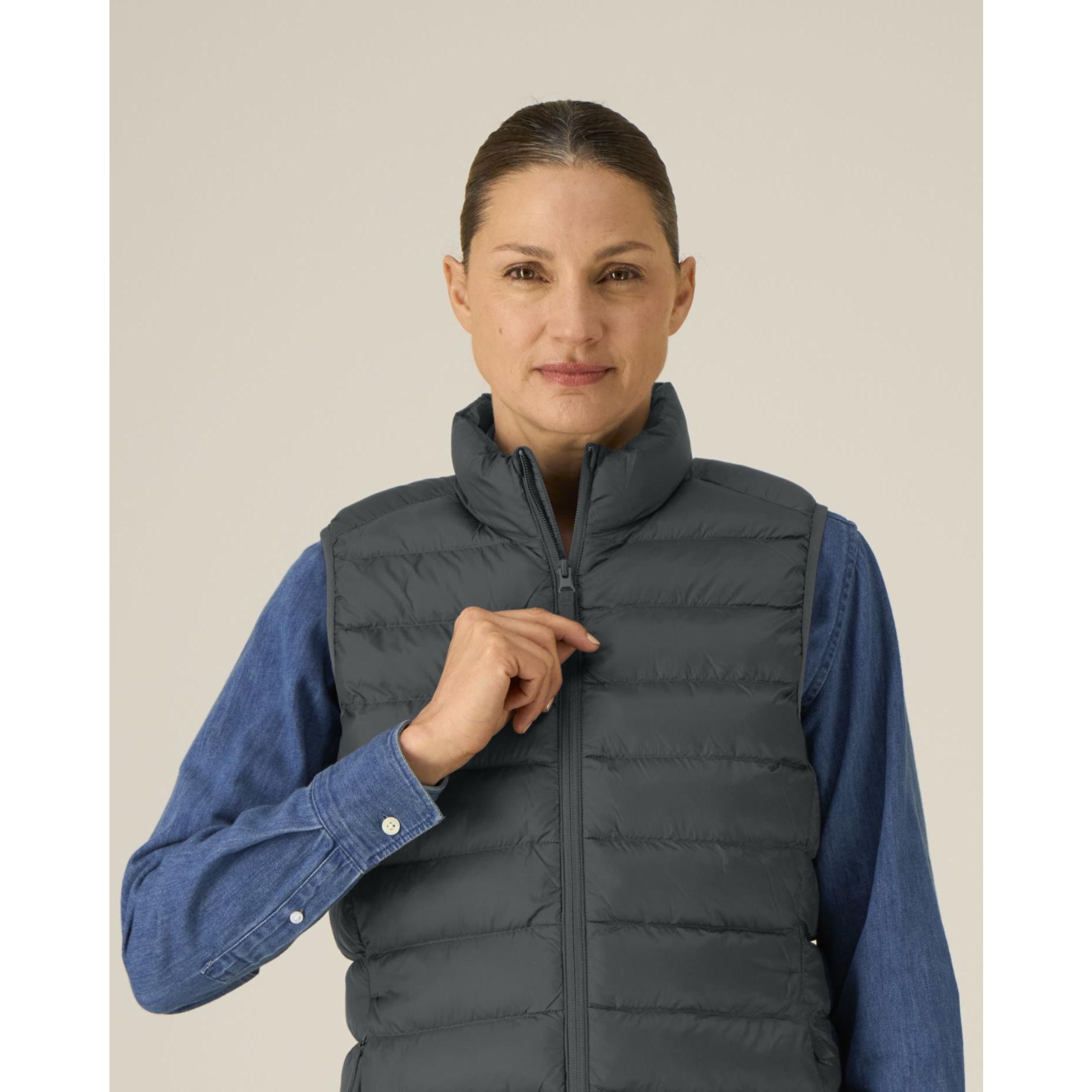 Jachetă ușoară matlasată pentru femei Stella Climber 2.0 Anthracite XXL