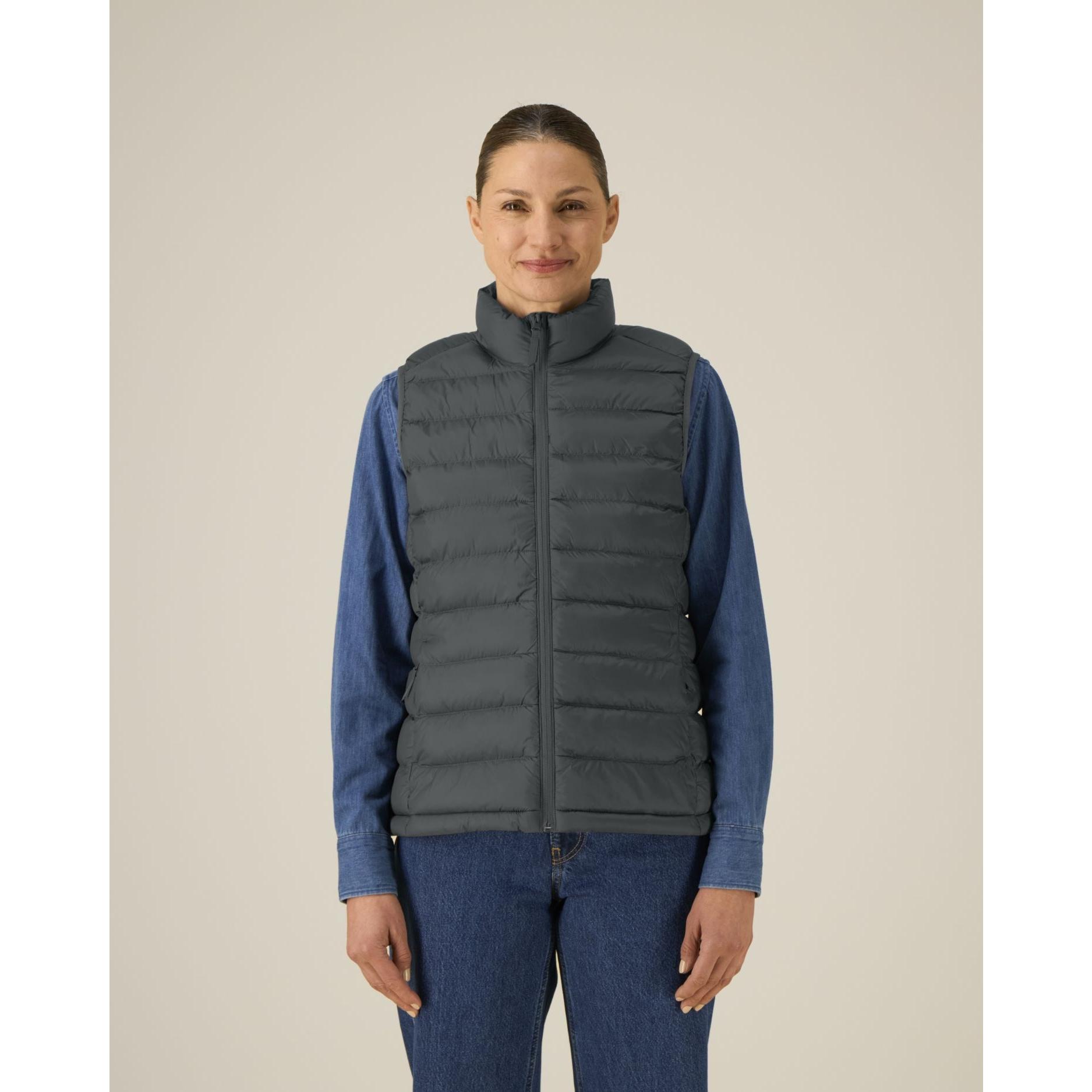 Jachetă ușoară matlasată pentru femei Stella Climber 2.0 Anthracite XXL