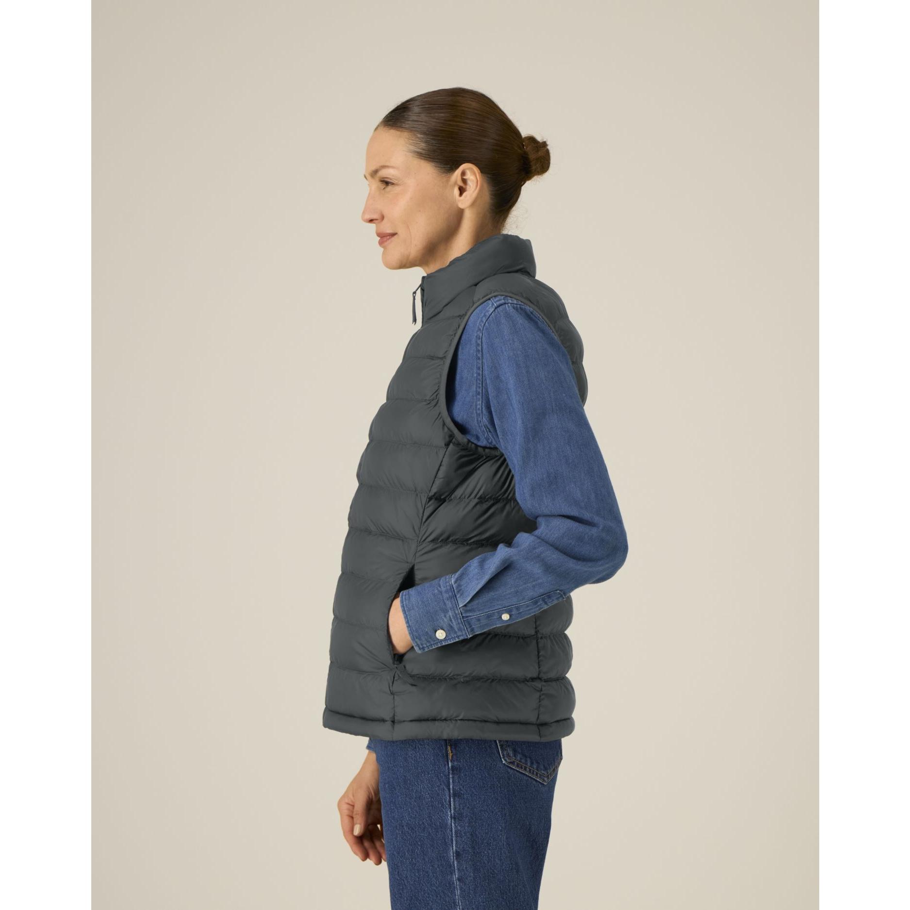 Jachetă ușoară matlasată pentru femei Stella Climber 2.0 Anthracite XXL