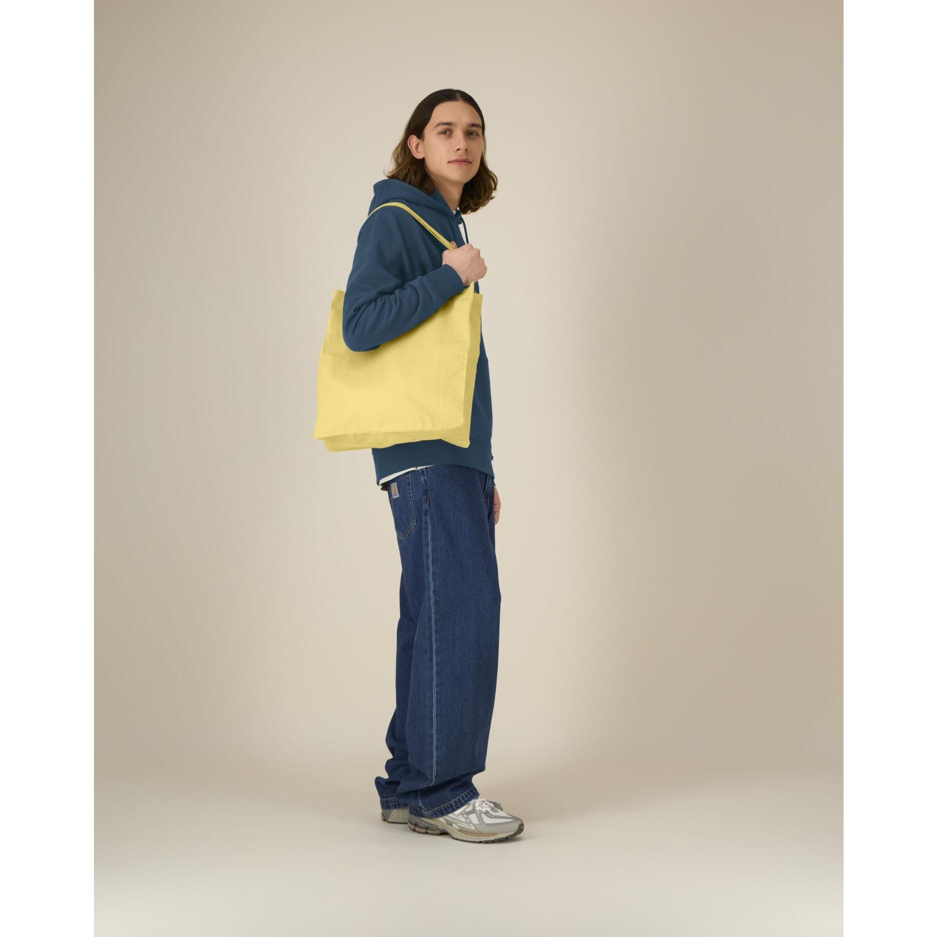 Sacoșă unisex medie tip tote Viva Yellow