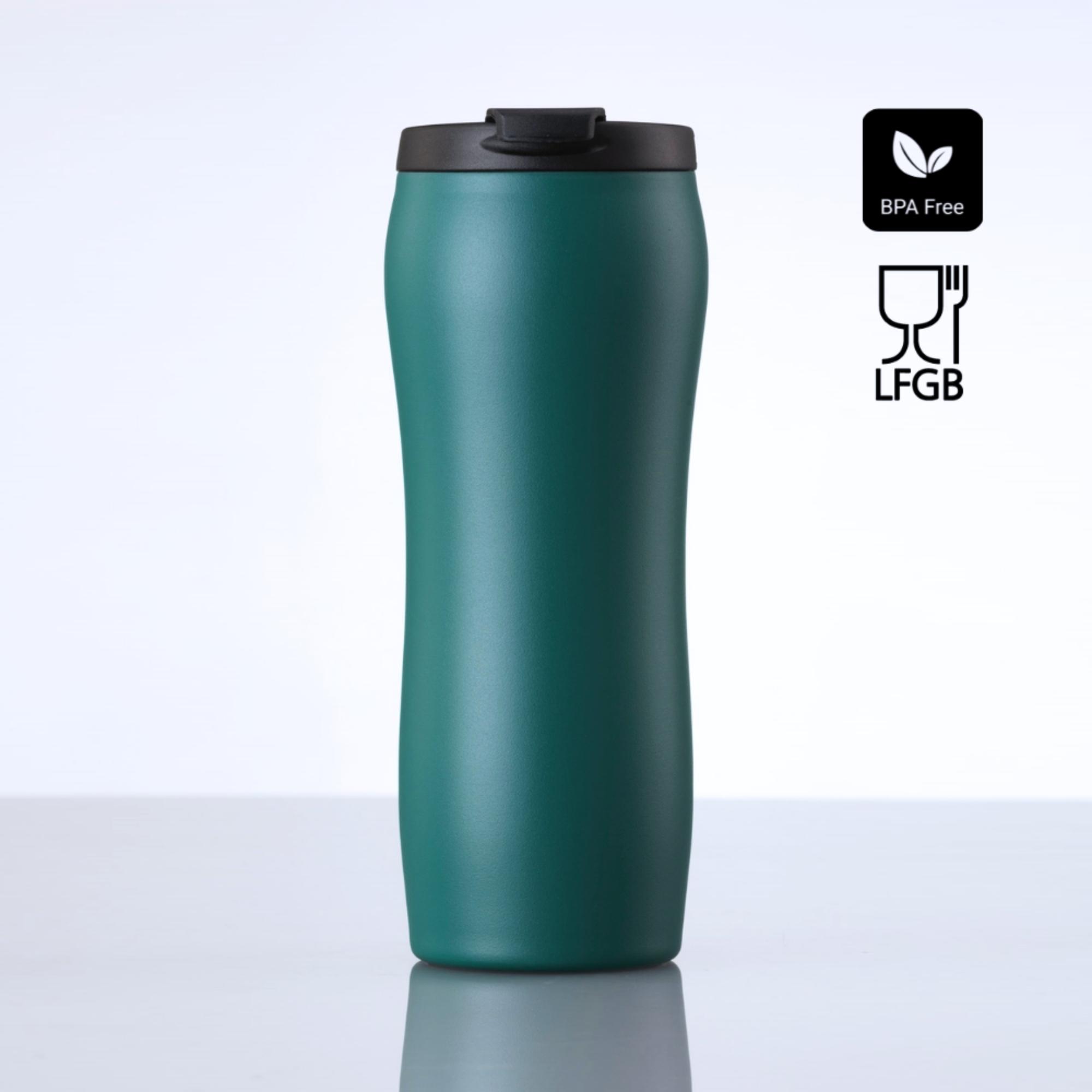 Set mașină cu umbrelă automată și cană termică PRIMO Verde Verde
