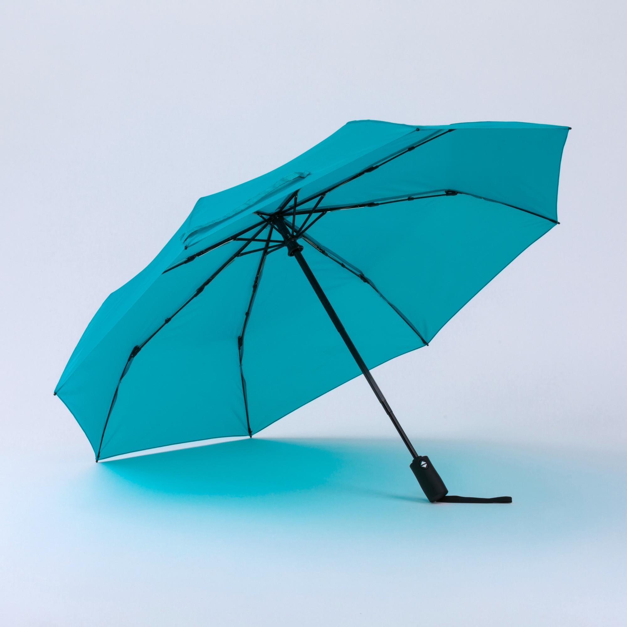 Set mașină cu umbrelă automată și cană termică PRIMO Turcoaz Turcoaz