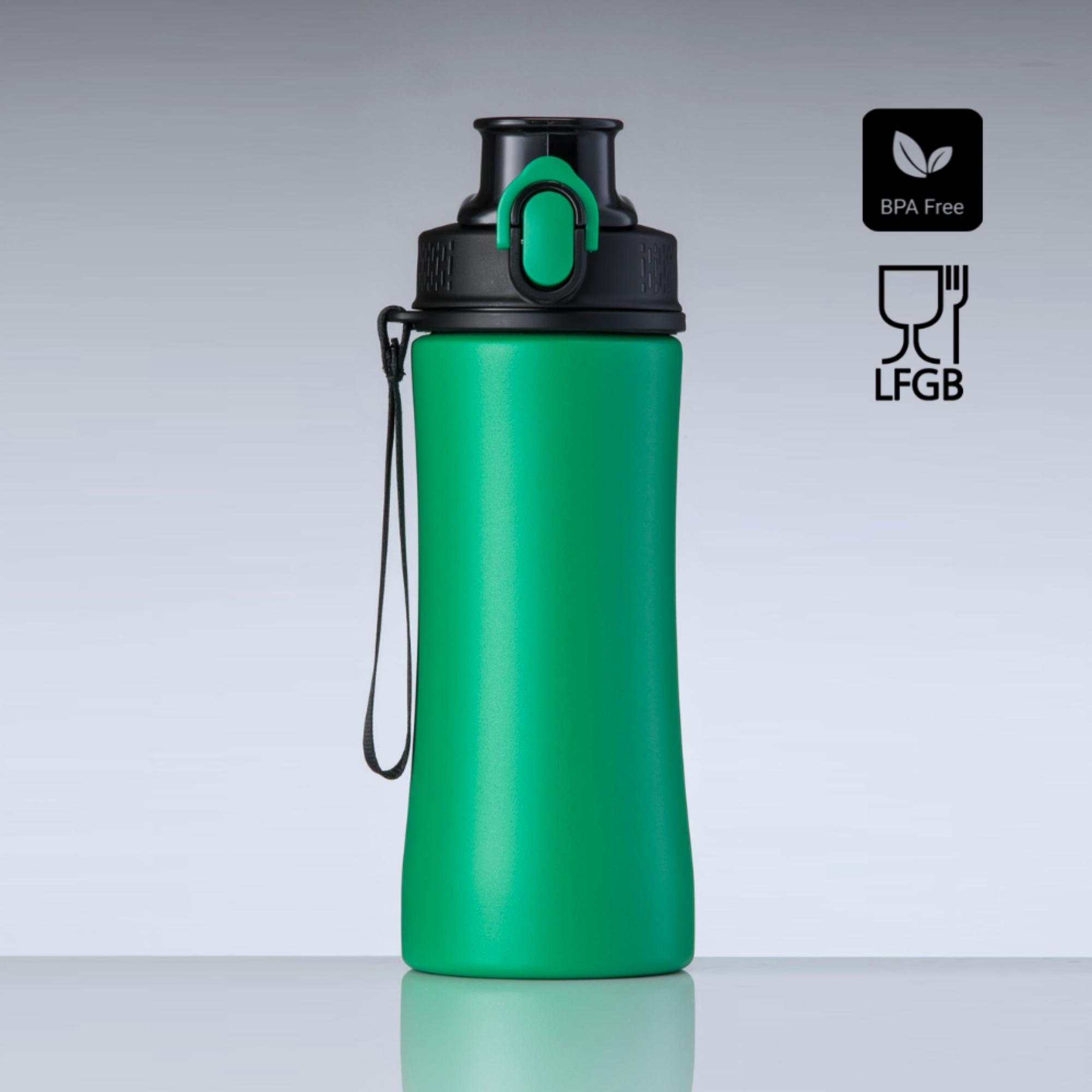 Set pentru utilizare intensivă cu sticlă de apă și umbrelă PRIMO Verde deschis Verde