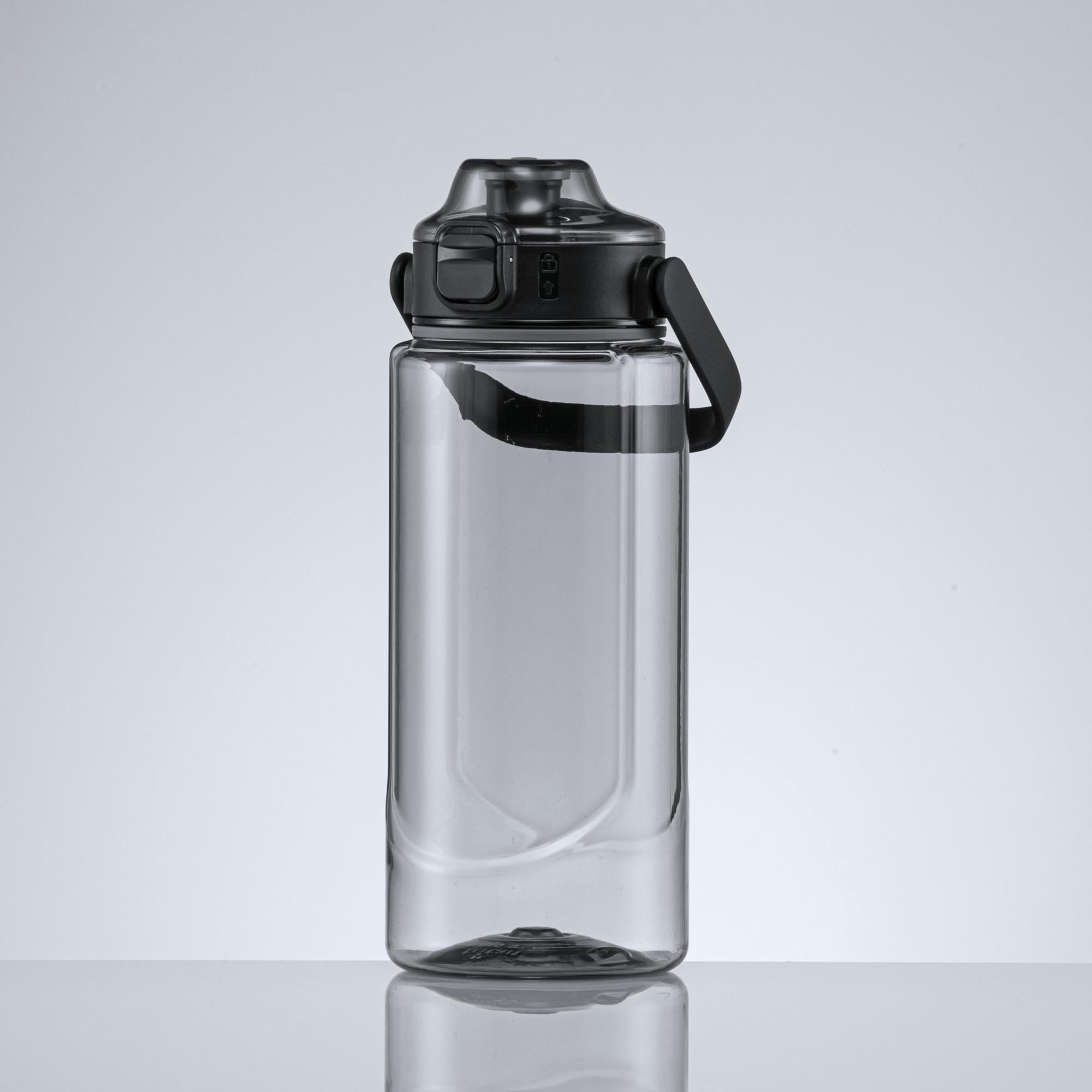 Sticlă de apă din Tritan™, tip doză, 1000 ml, NEON Negru