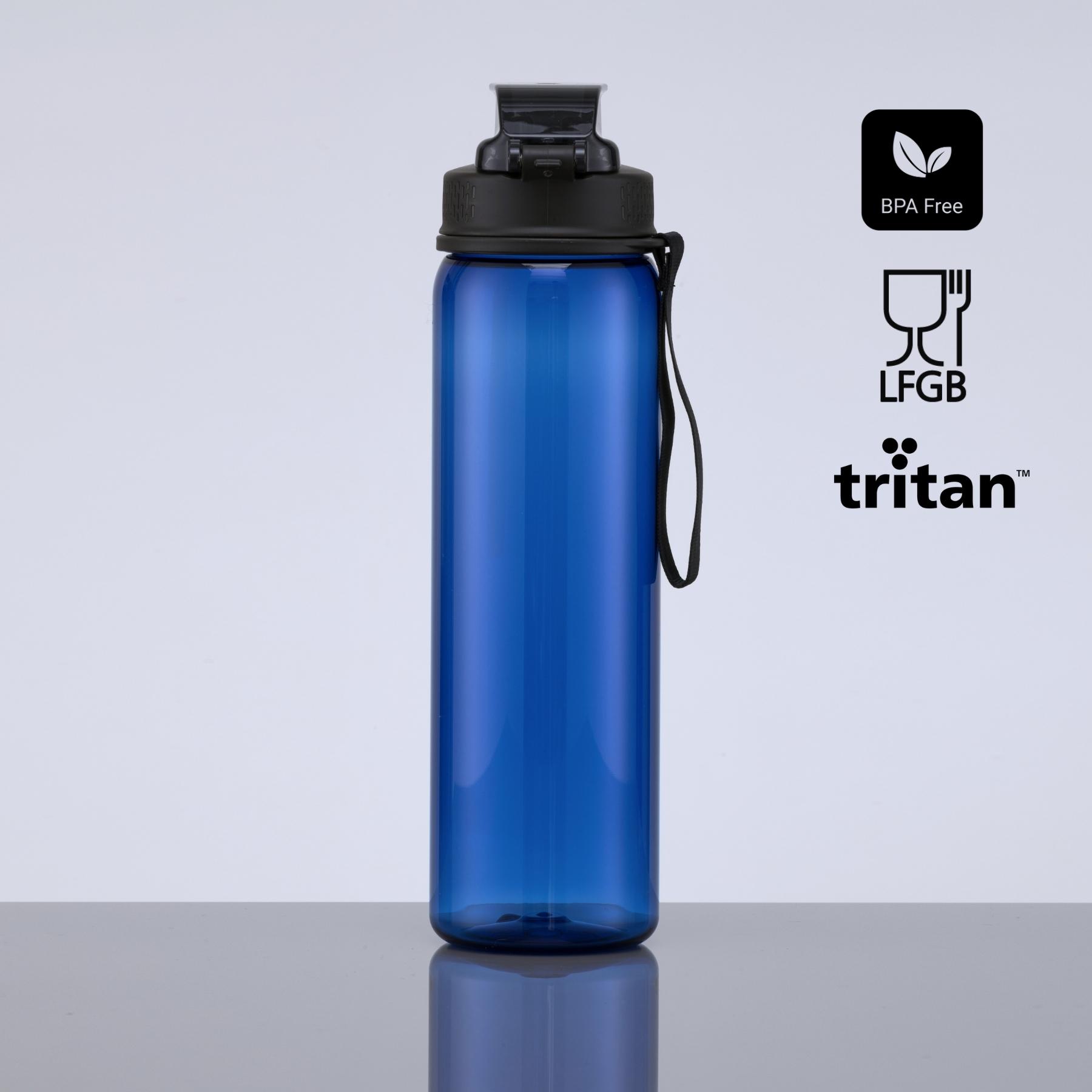 Sticlă de apă NEON, 750 ml Bleumarin
