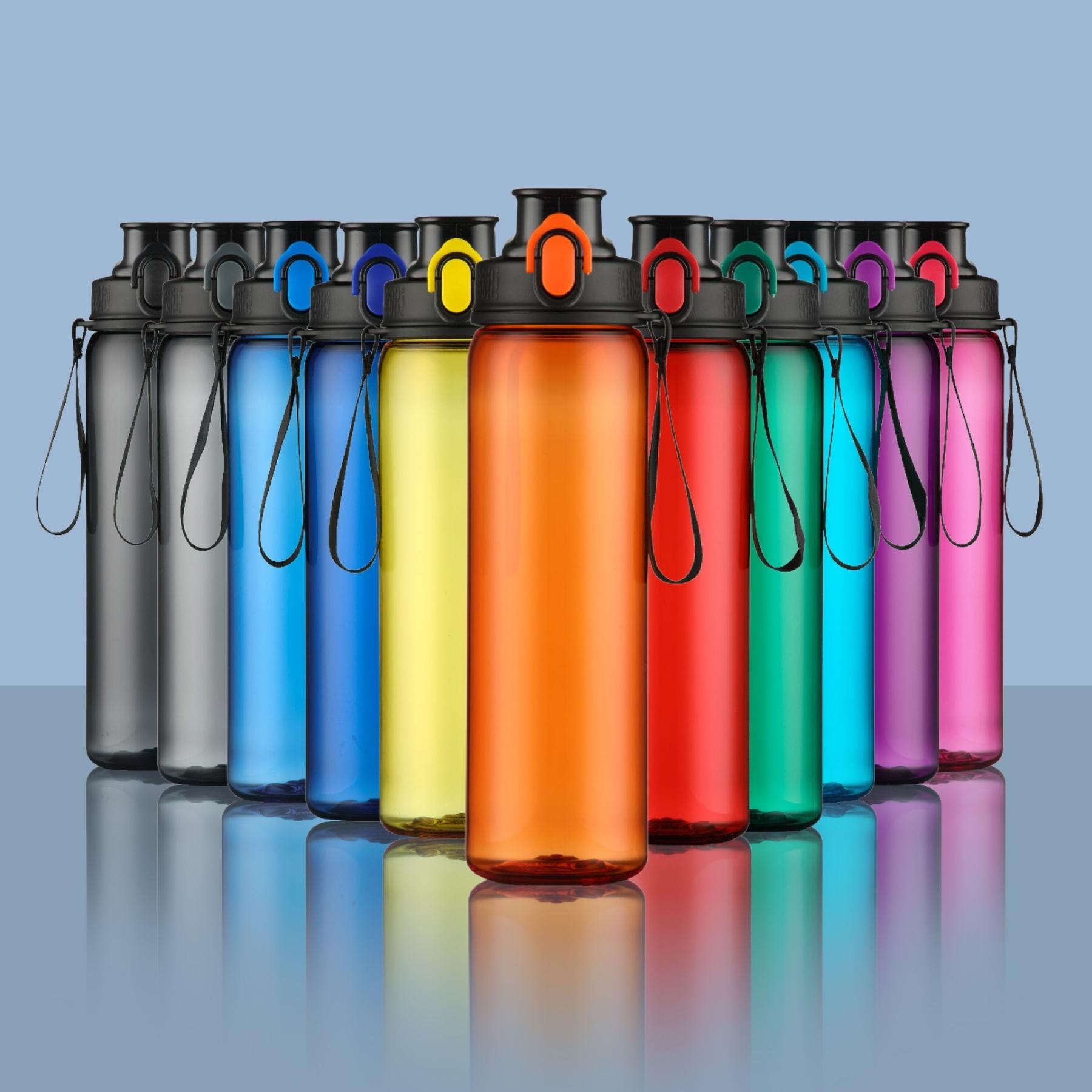 Sticlă de apă NEON, 750 ml Bleumarin
