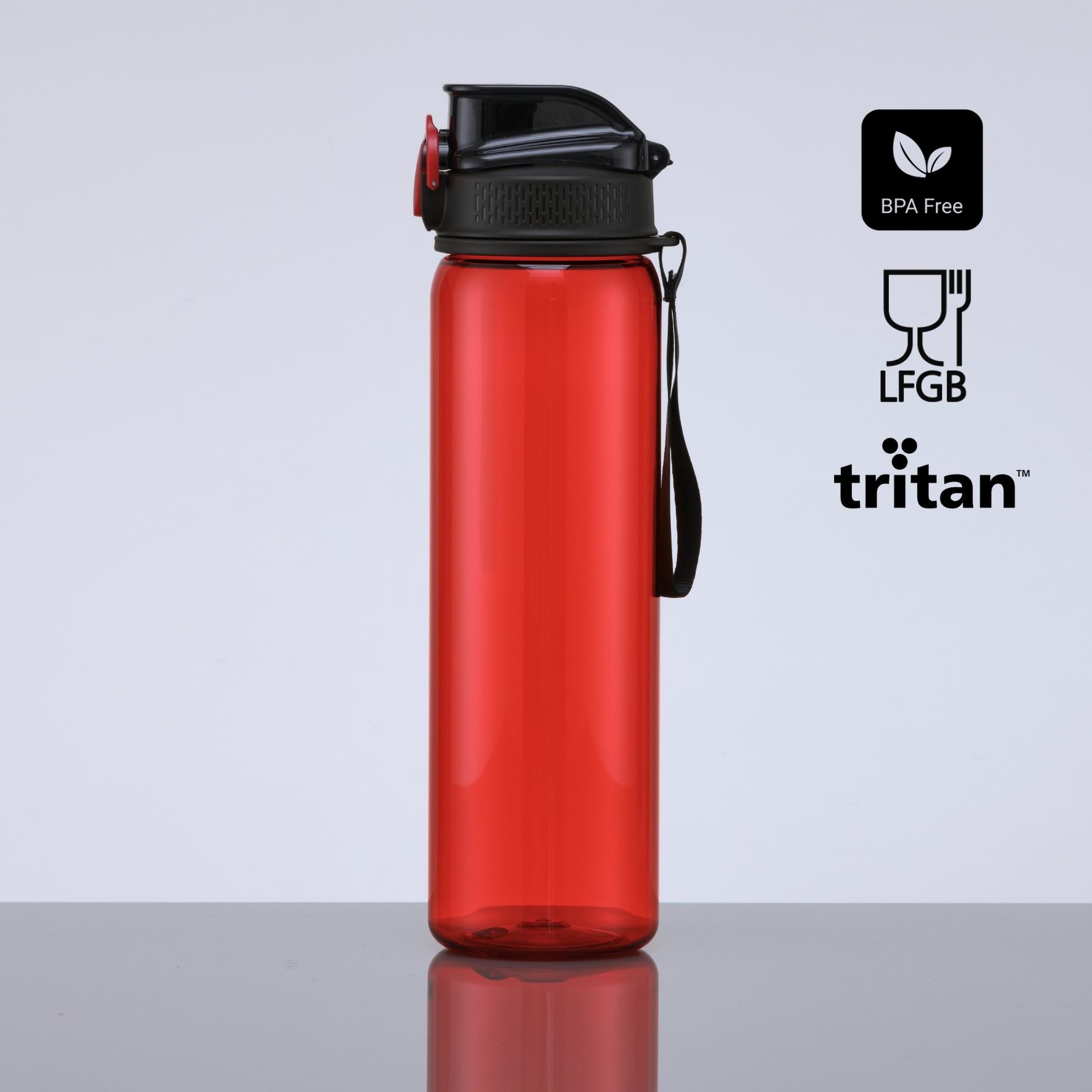 Sticlă de apă NEON, 750 ml Rosu