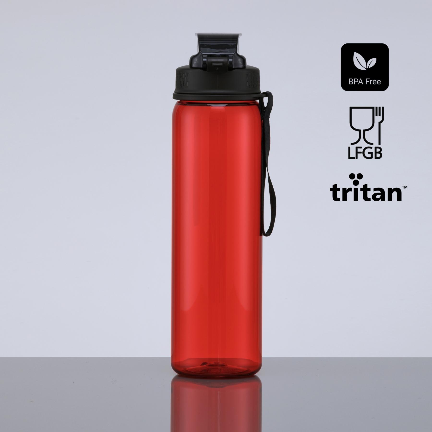 Sticlă de apă NEON, 750 ml Rosu