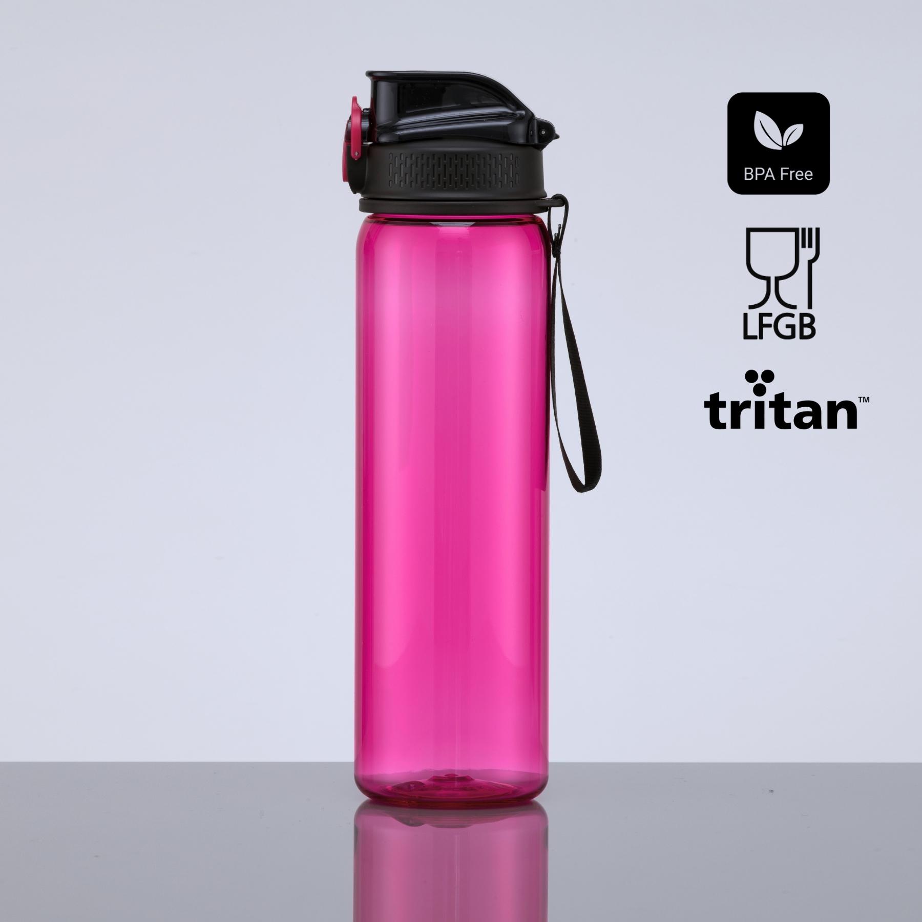 Sticlă de apă NEON, 750 ml Roz