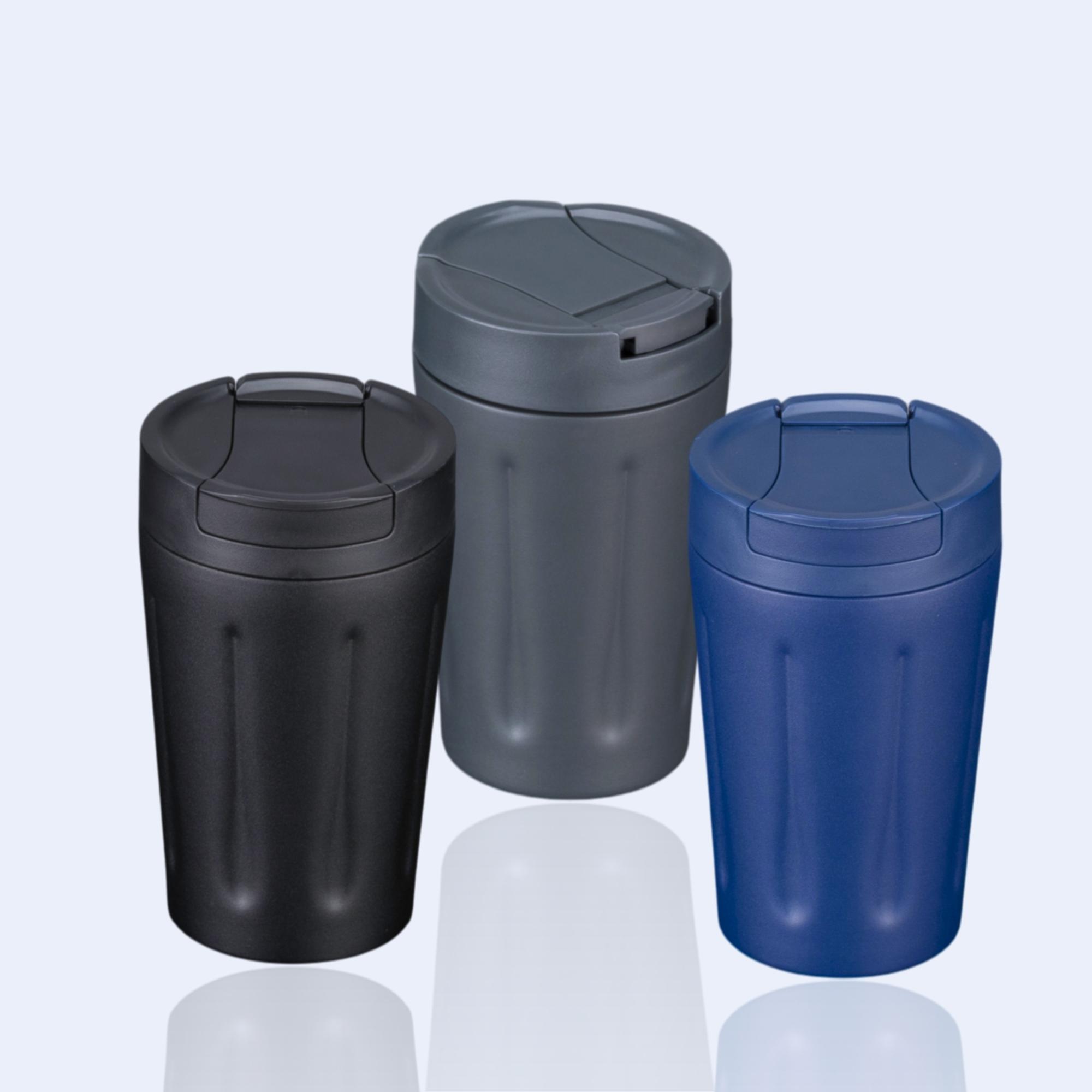 Set cană pentru cafea și termos Scandic Negru Negru