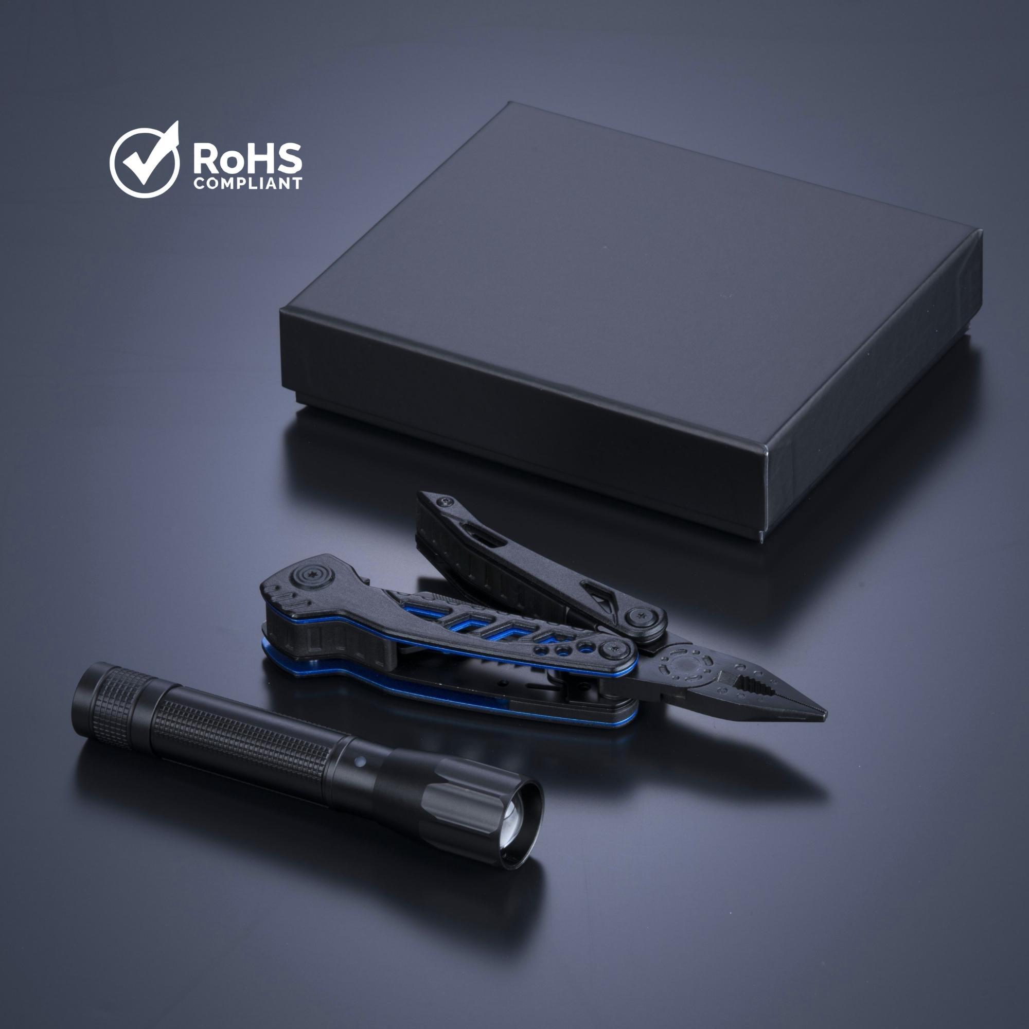 Set instrument multifuncțional și lanternă medie Optima Set I