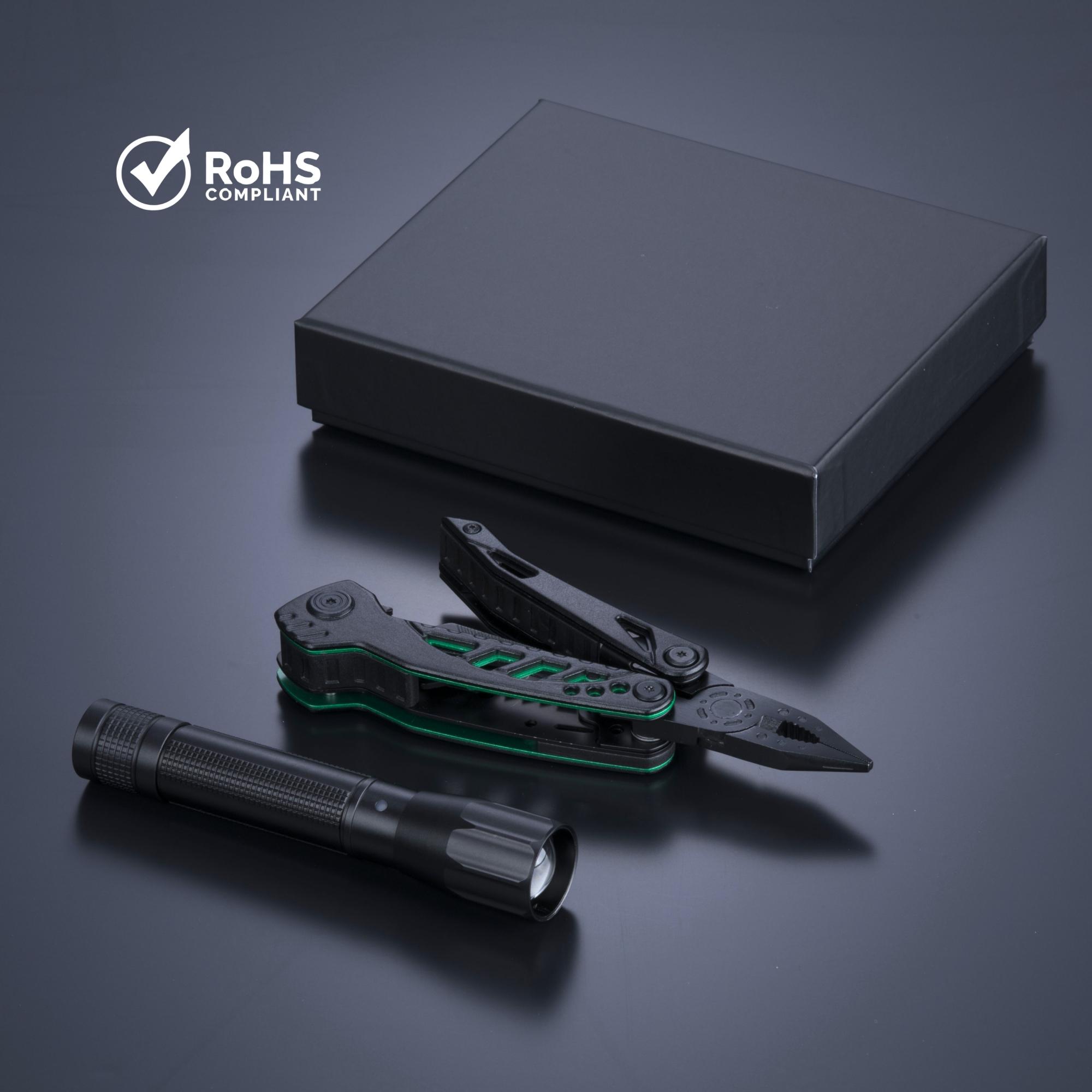 Set instrument multifuncțional și lanternă medie Optima Set I