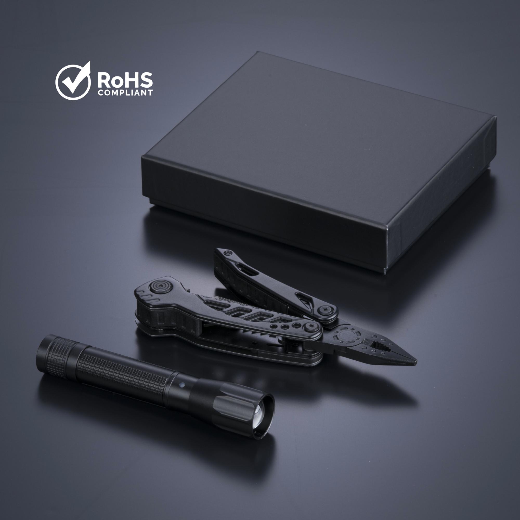 Set instrument multifuncțional și lanternă medie Optima Set I