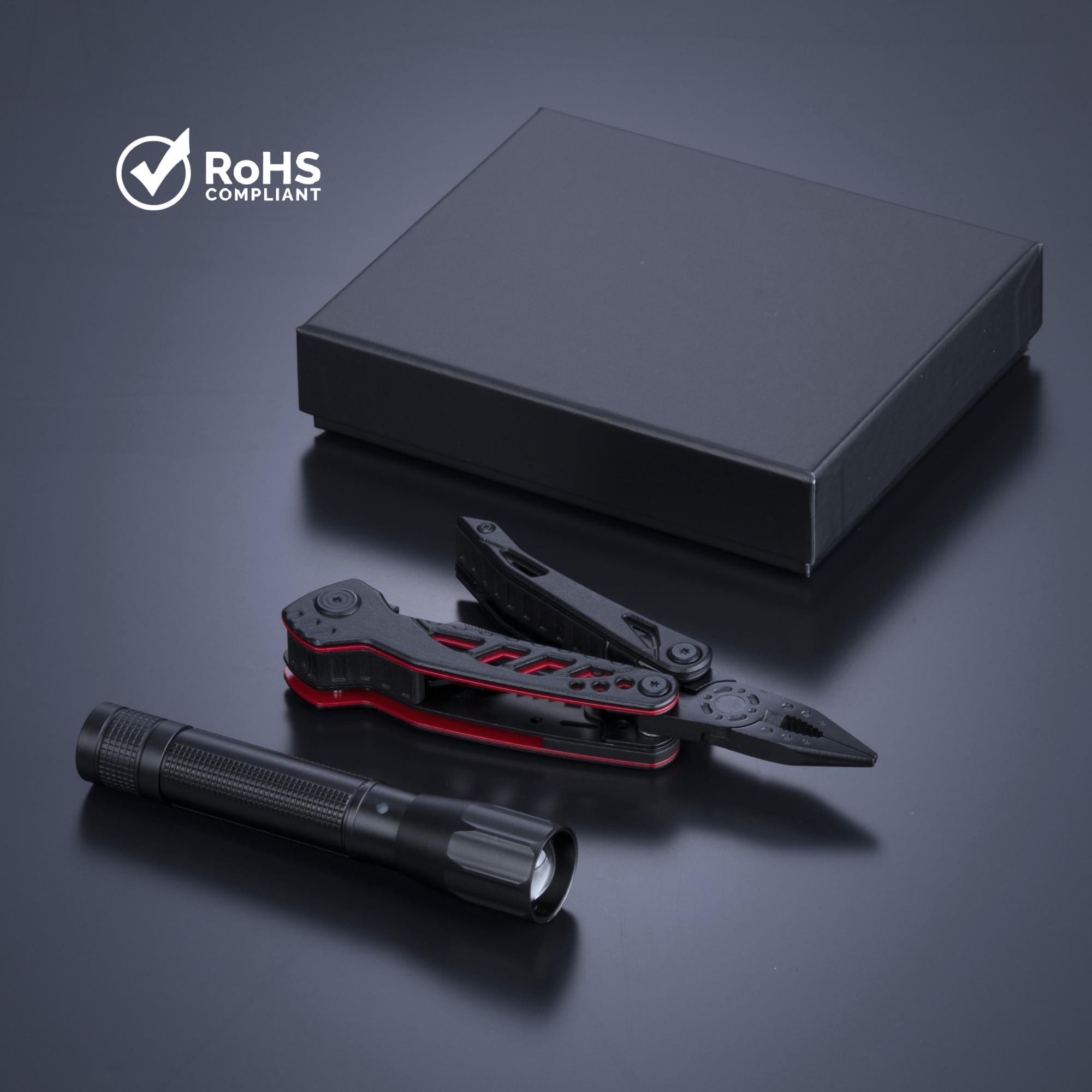 Set instrument multifuncțional și lanternă medie Optima Set I