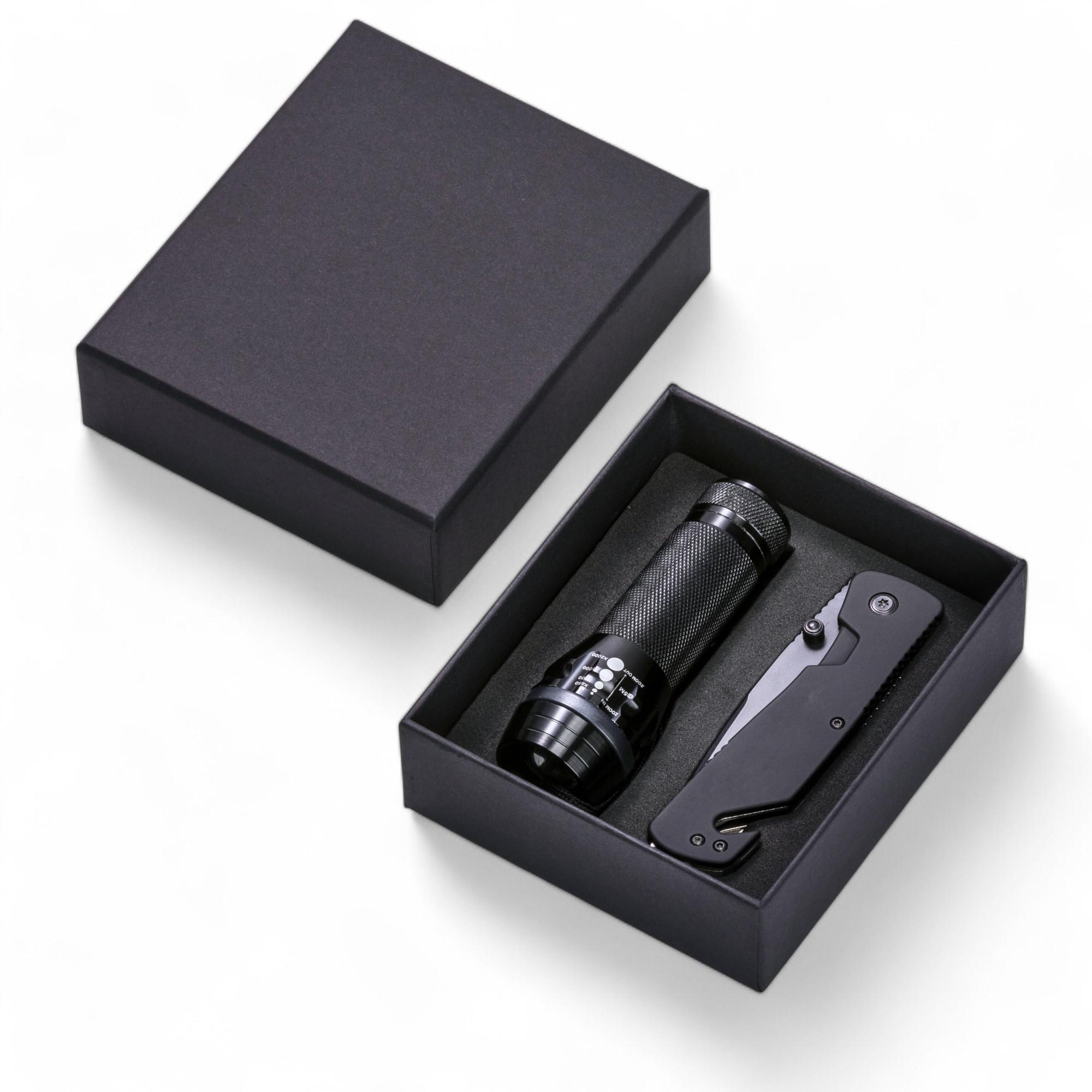 Set cuțit de salvare și lanternă Primo Emergency Set