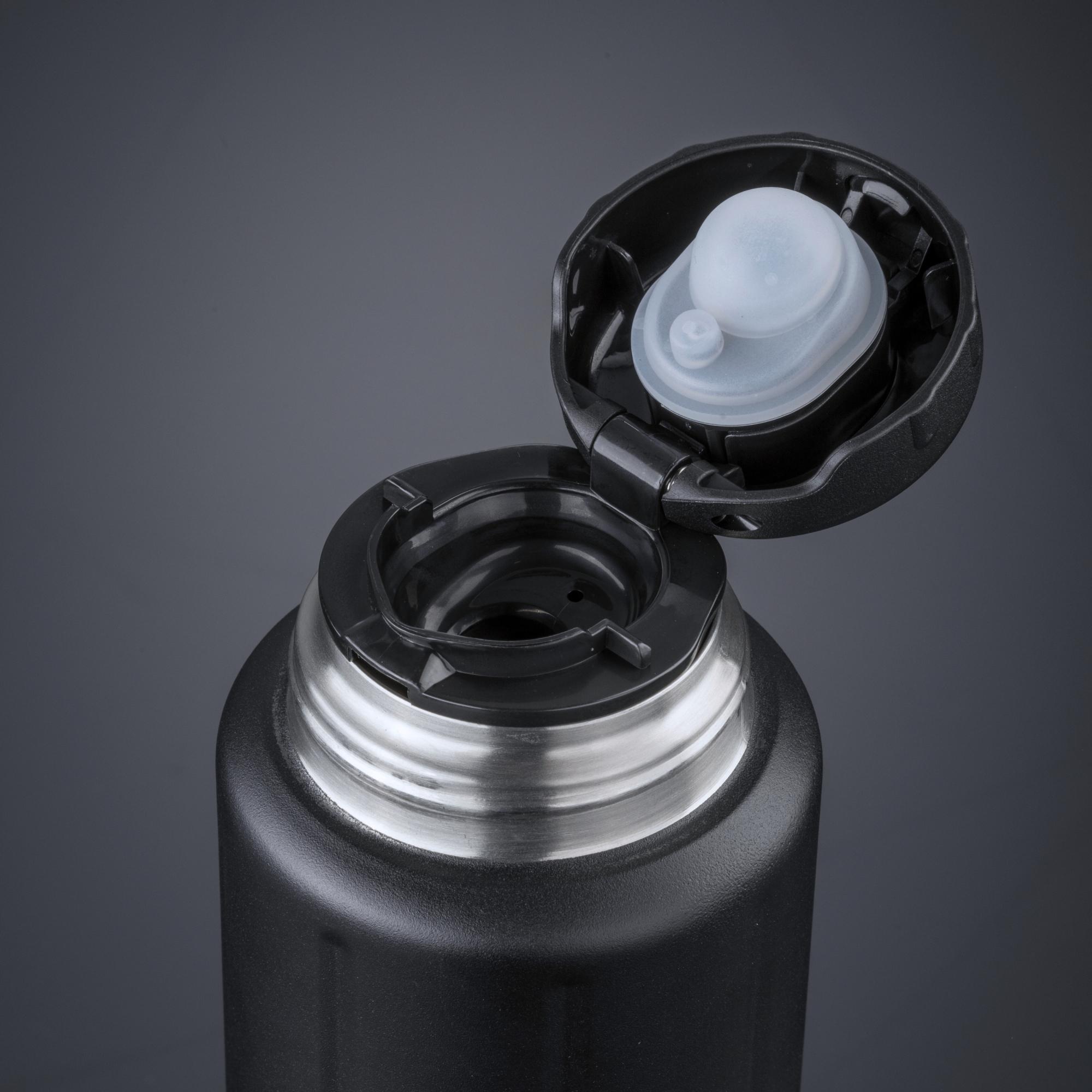 Sticlă temică din inox, 700 ml, Scandic Negru