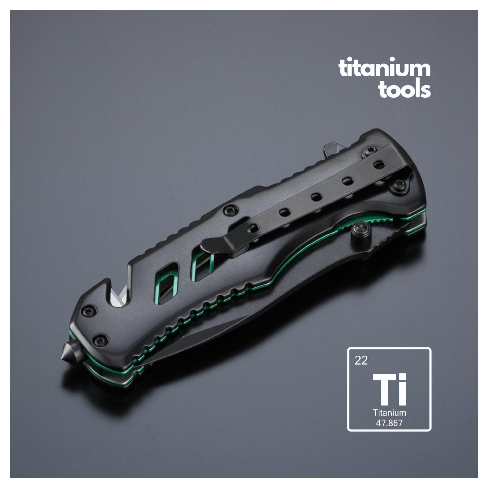 Set Optima Iii-B: Multitool, Cuțit De Salvare Și Lanternă Mare Verde Verde
