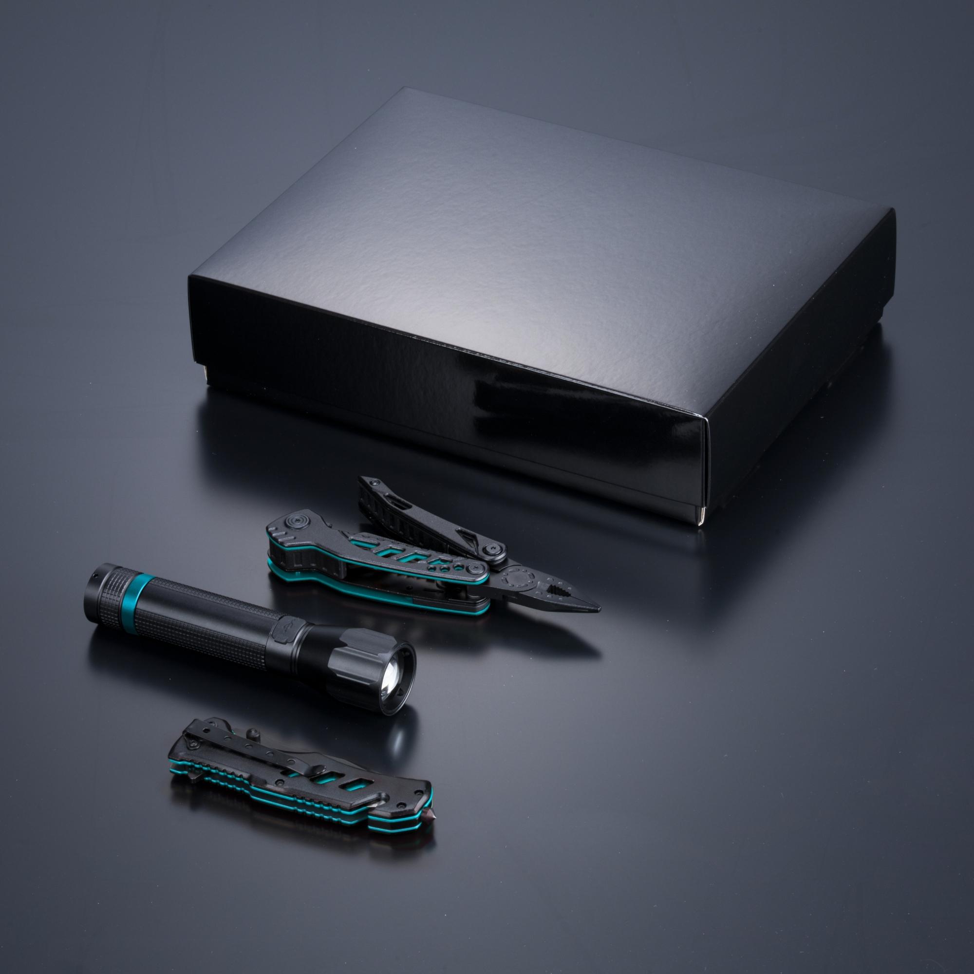 Set Optima Iii-B: Multitool, Cuțit De Salvare Și Lanternă Mare