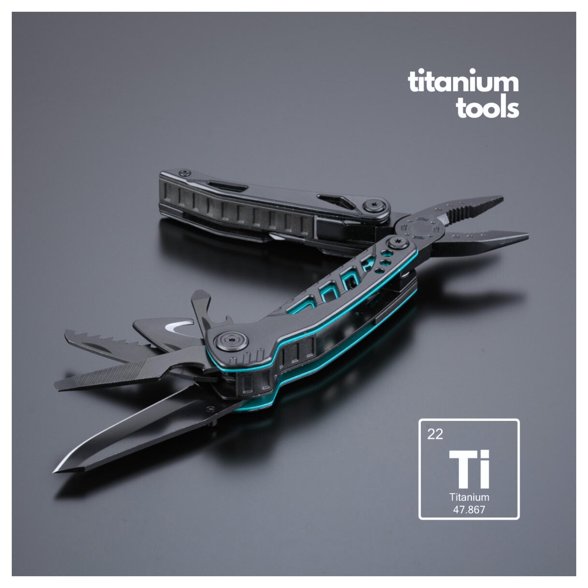 Set Optima Iii-B: Multitool, Cuțit De Salvare Și Lanternă Mare Turcoaz Turcoaz