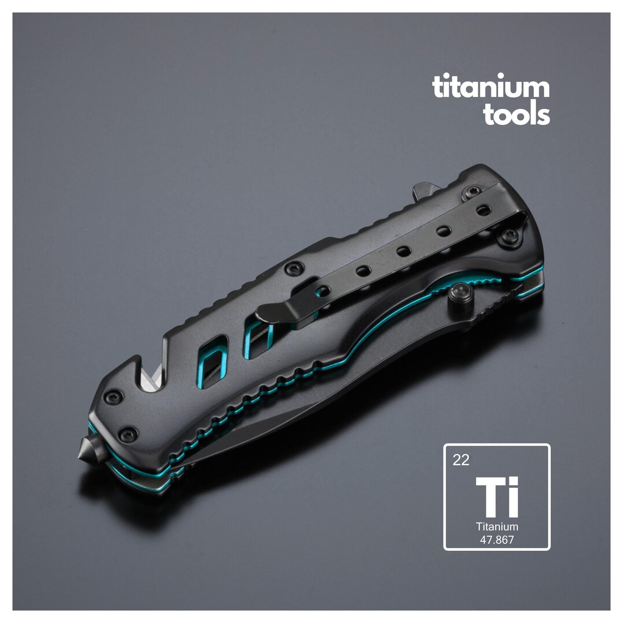 Set Optima Iii-B: Multitool, Cuțit De Salvare Și Lanternă Mare Turcoaz Turcoaz