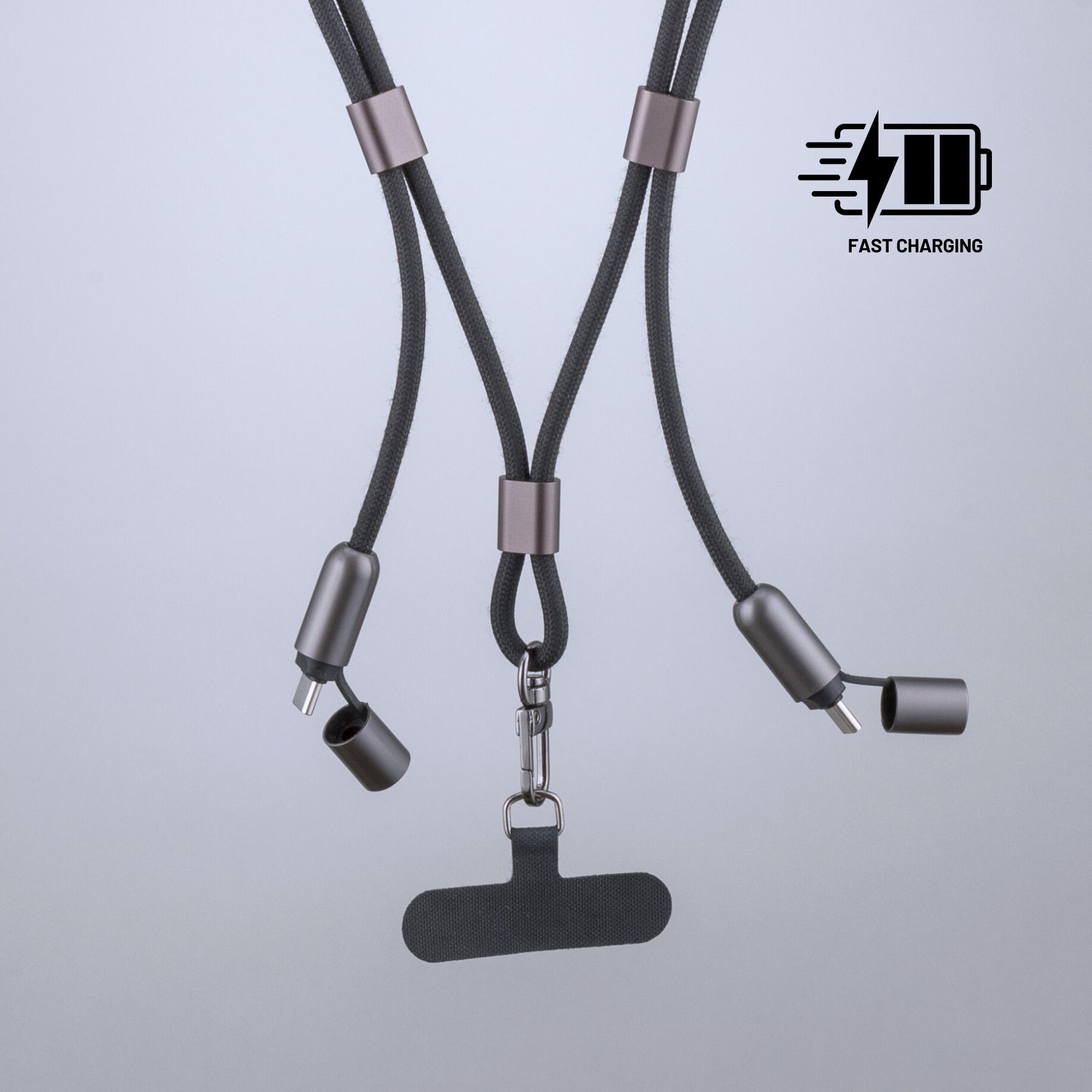 Cablu magnetic USB-C la USB-C tip lanyard Opti Pro Series Magnetic, 60W PD