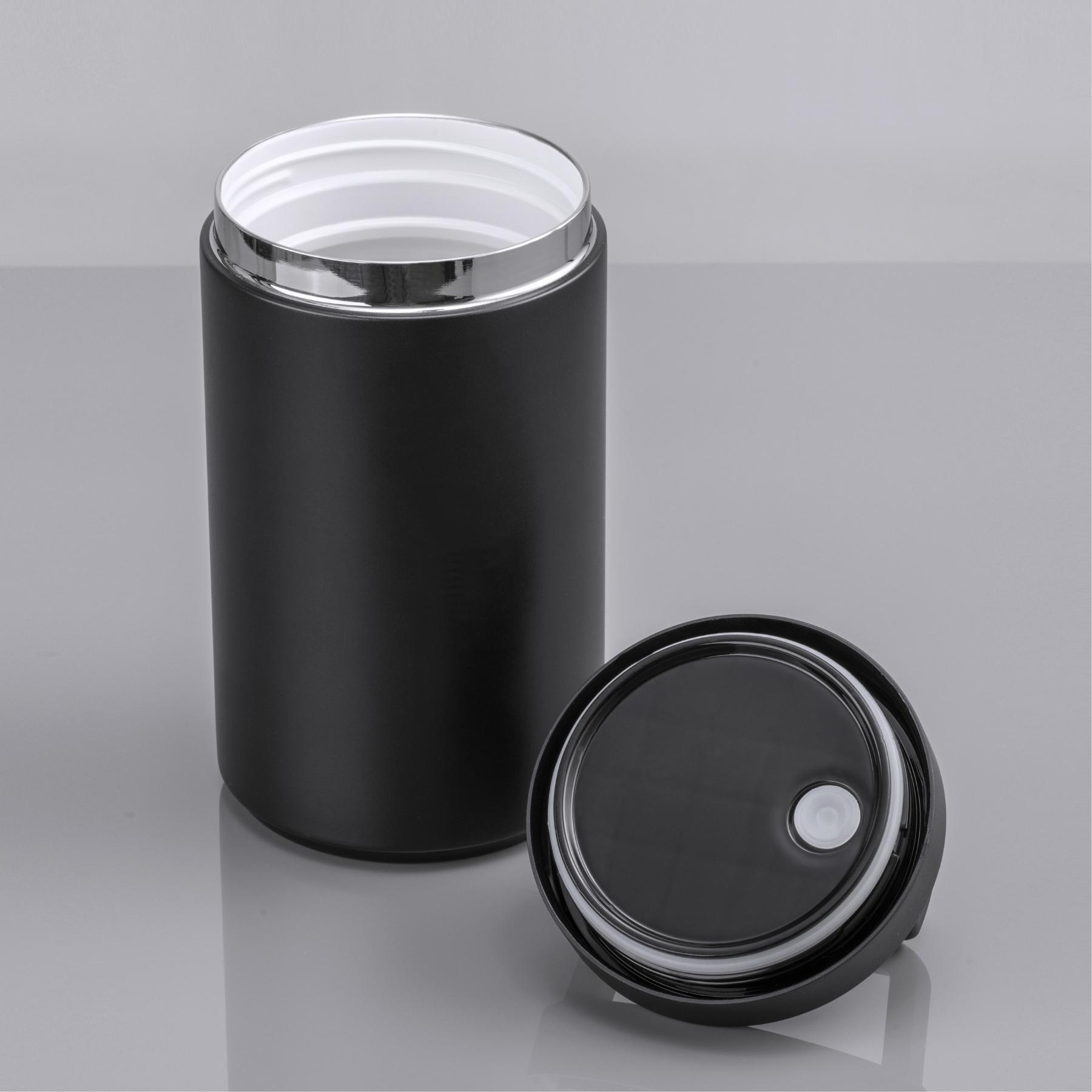 Recipient pentru alimente Nordic cu strat de cupru și acoperire din porțelan, 800 ml Negru