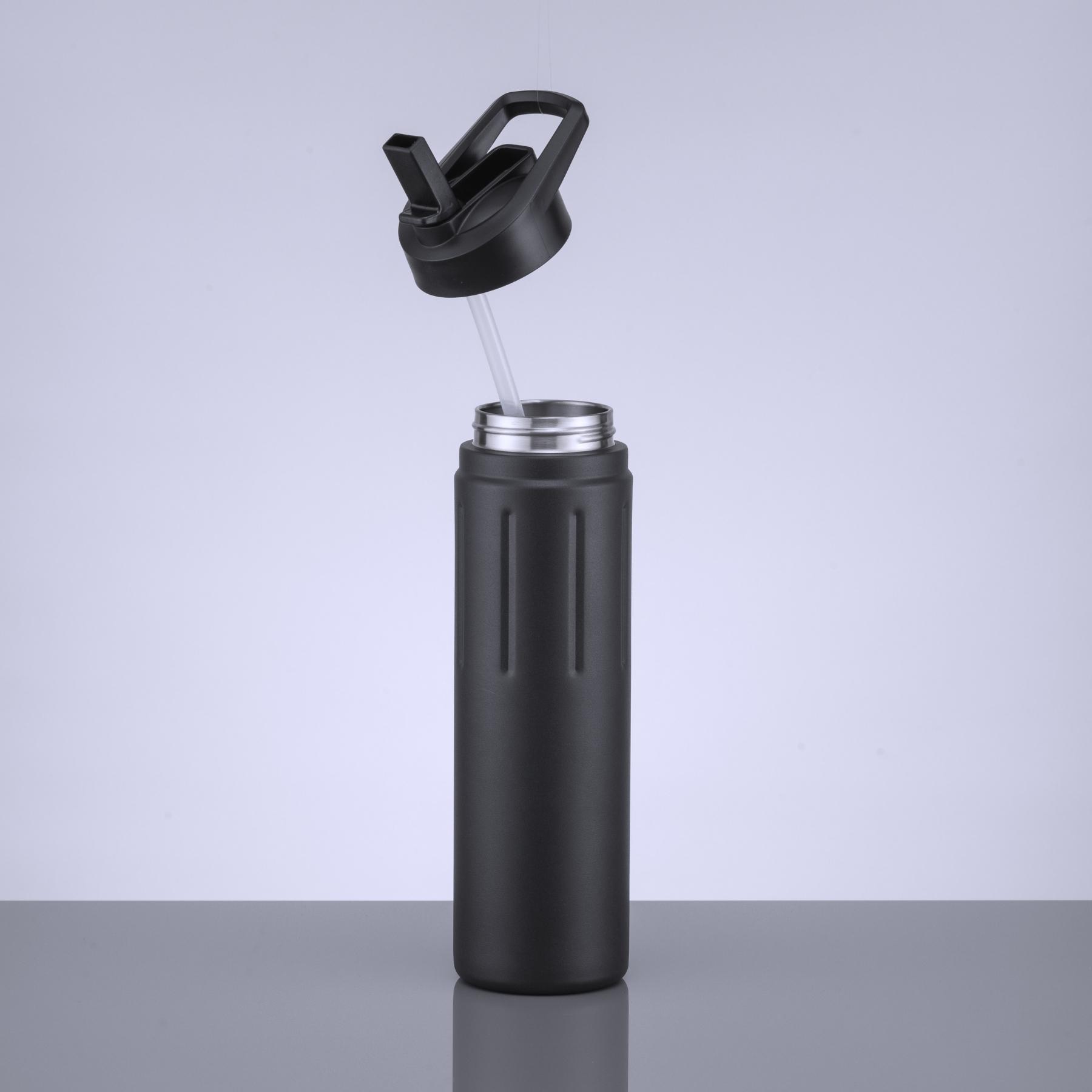 Sticlă din oțel pentru apă Scandic cu strat de cupru, 750 ml Gri