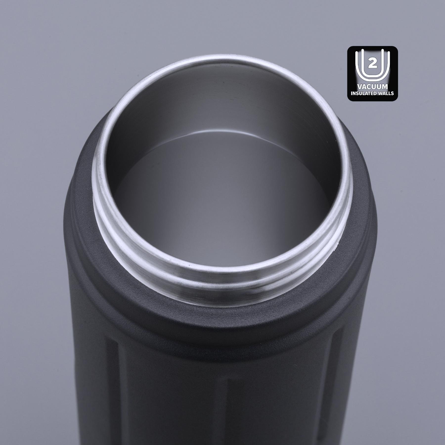 Sticlă din oțel pentru apă Scandic cu strat de cupru, 750 ml Gri
