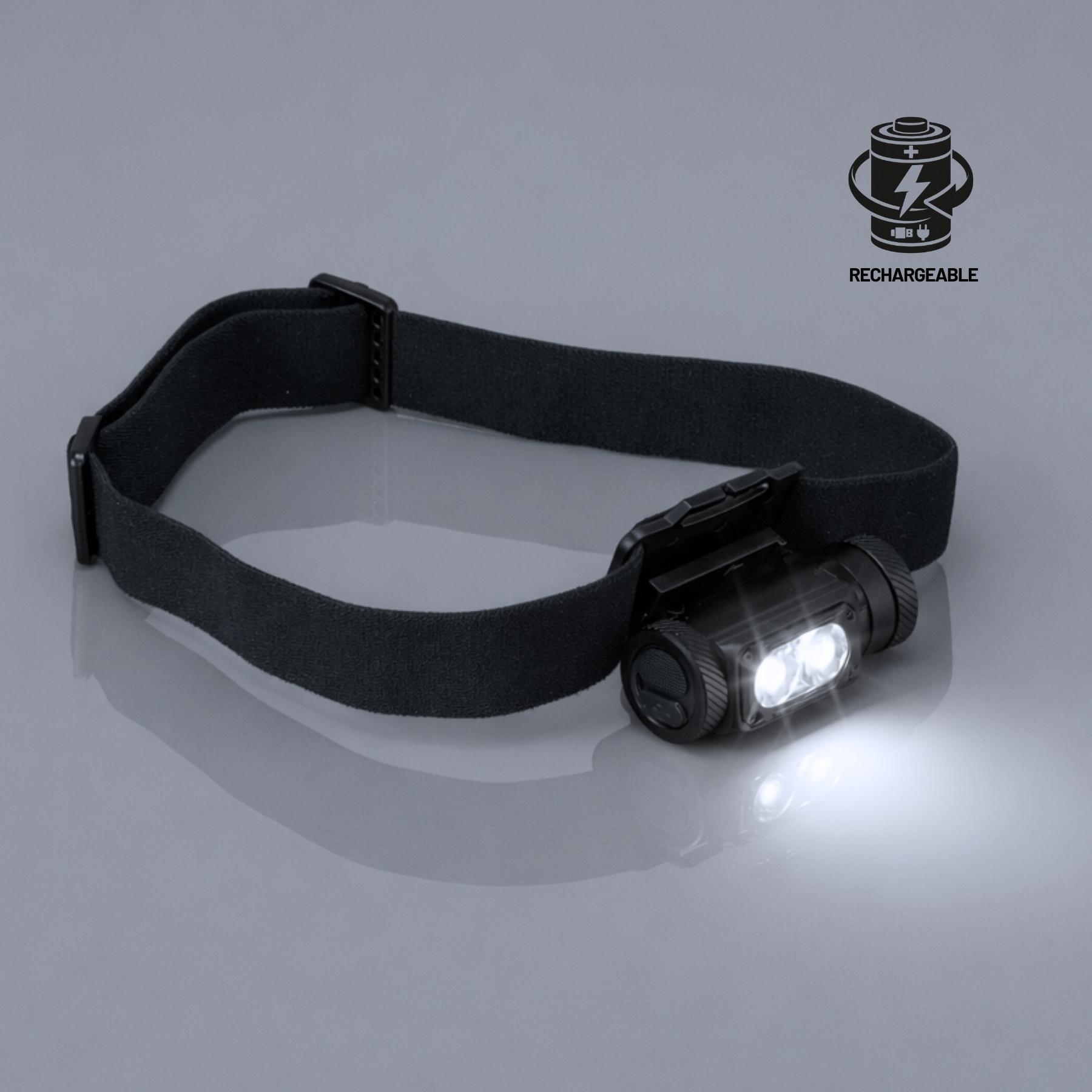 Lanternă frontală Optima HeadLite Pro Negru